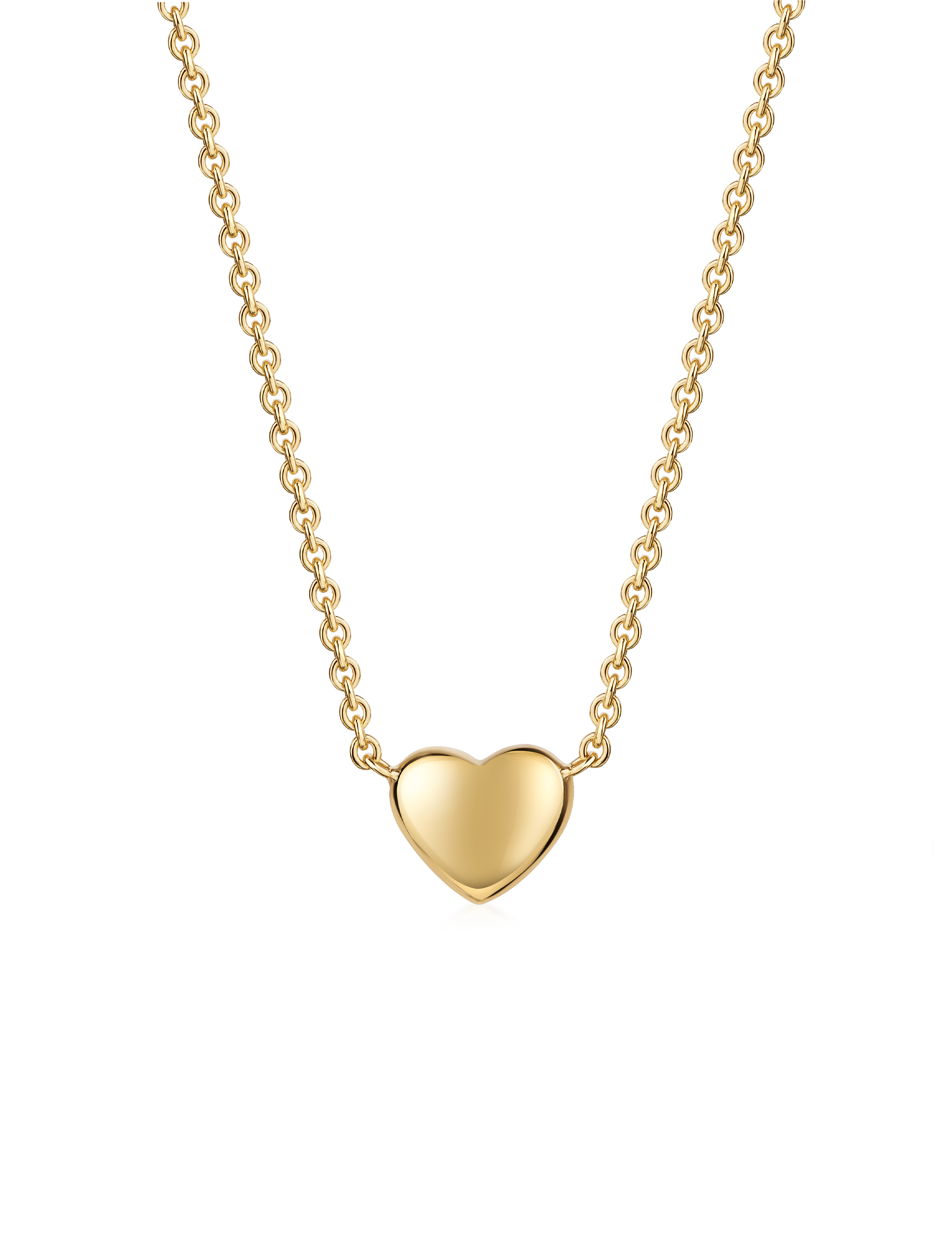 Premium Collier Herz 585 Gelbgold mit Diamanten 0.25 Karat 47669_2