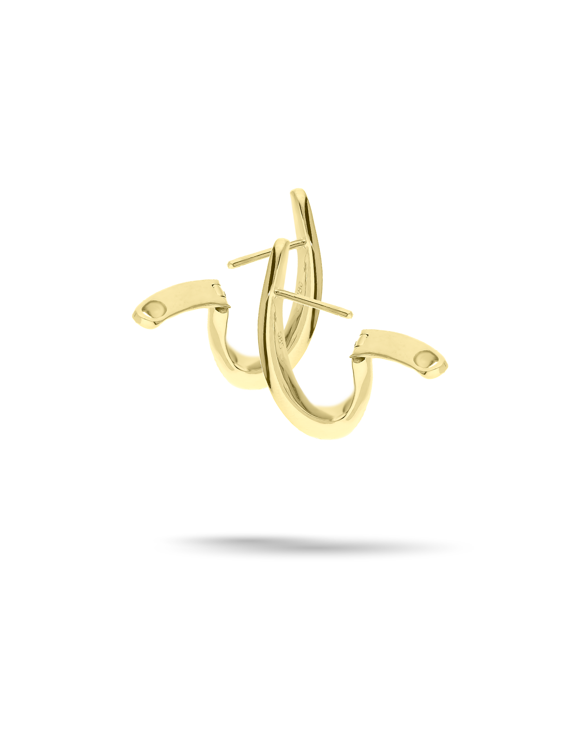 Premium Creole 585 Gelbgold mit Diamanten 0.50 Karat_35857_3