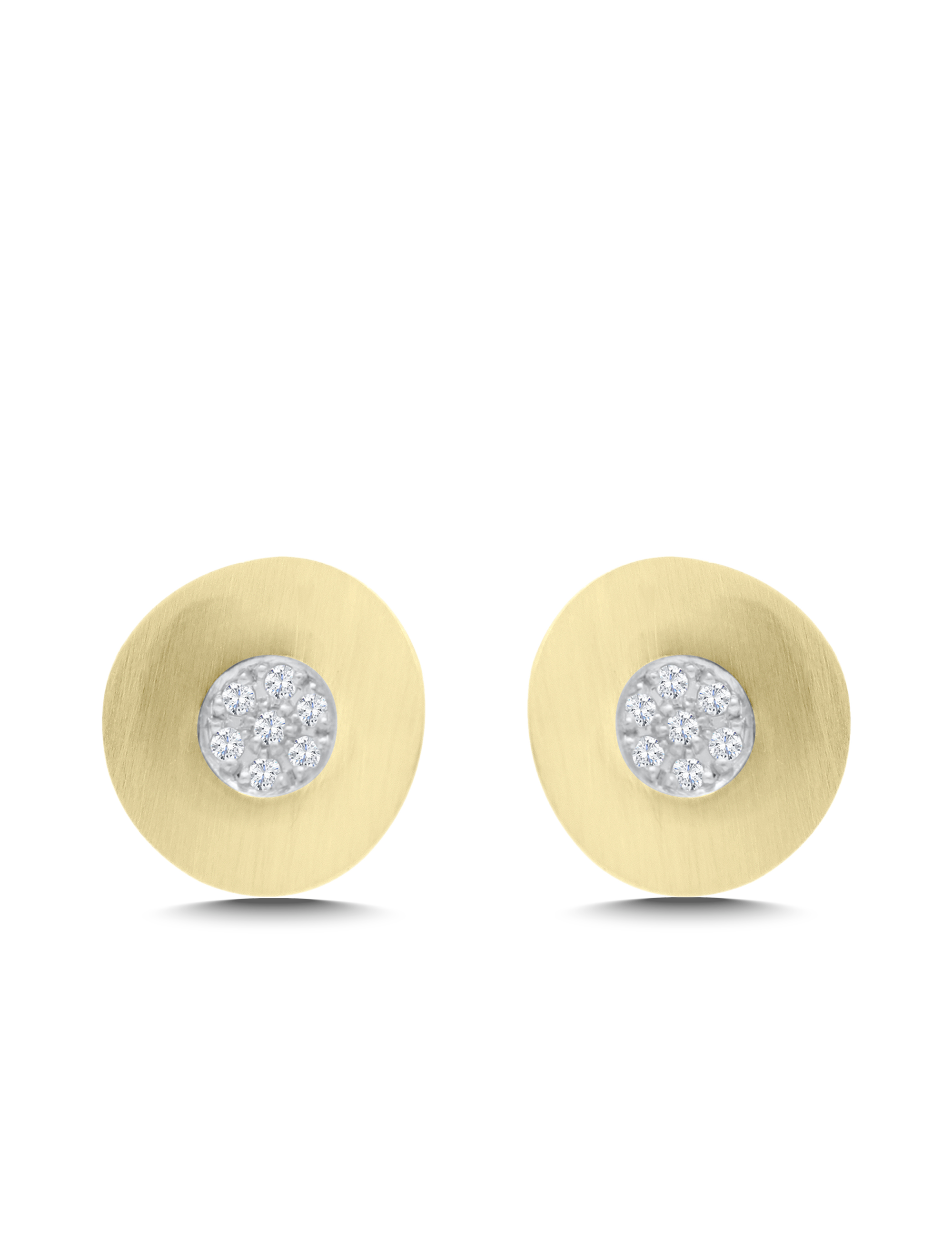 Premium Ohrstecker Gelbgold mit Diamanten 0.14 Karat_37709_2