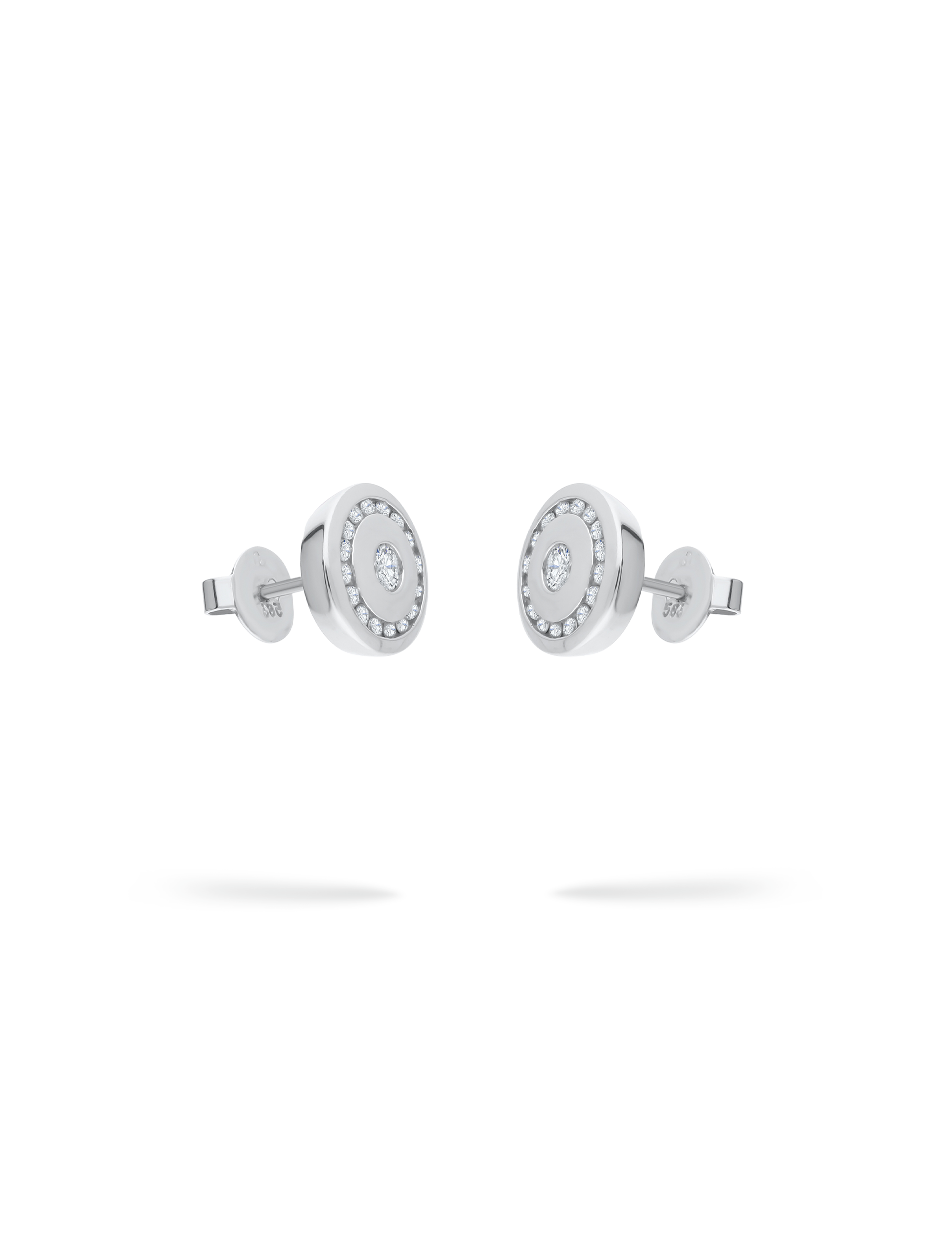 Premium Ohrstecker Weissgold mit Diamanten 0.52 Karat_36387_03