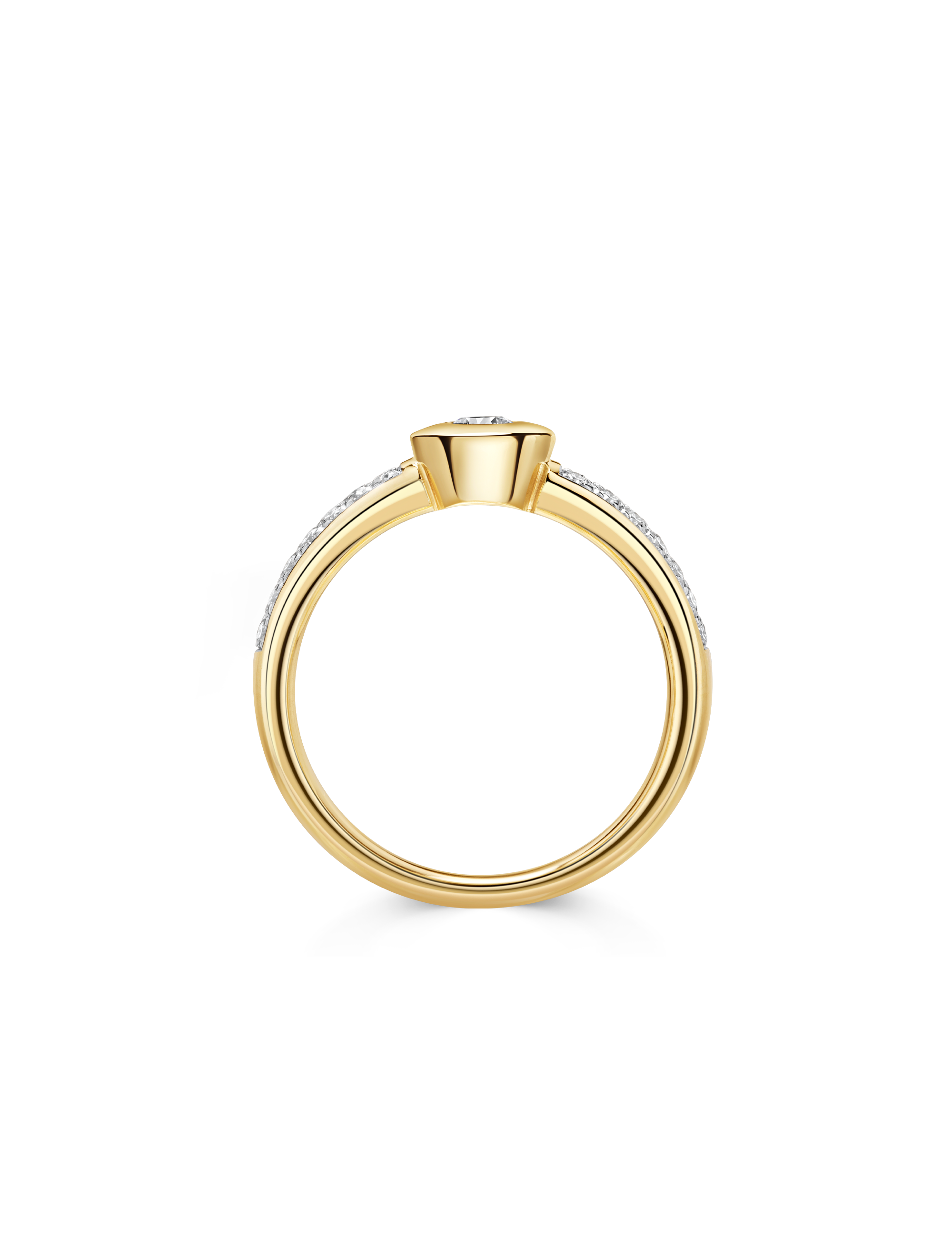 Premium Ring 585 Gelbgold mit Diamanten 0.50 Karat 14844_02