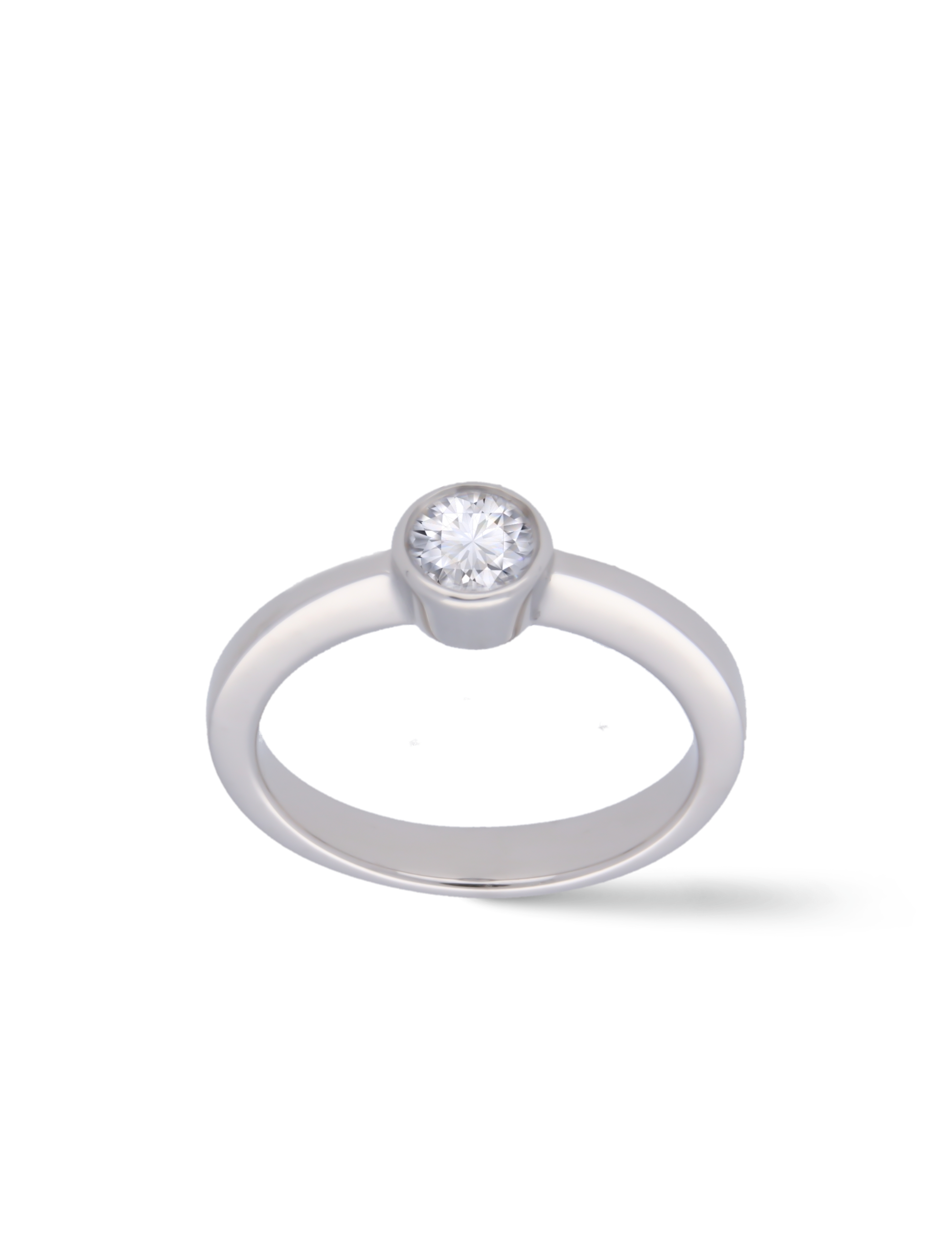 Premium Ring 585 Weissgold mit Diamant 0.40 Karat 18002_2