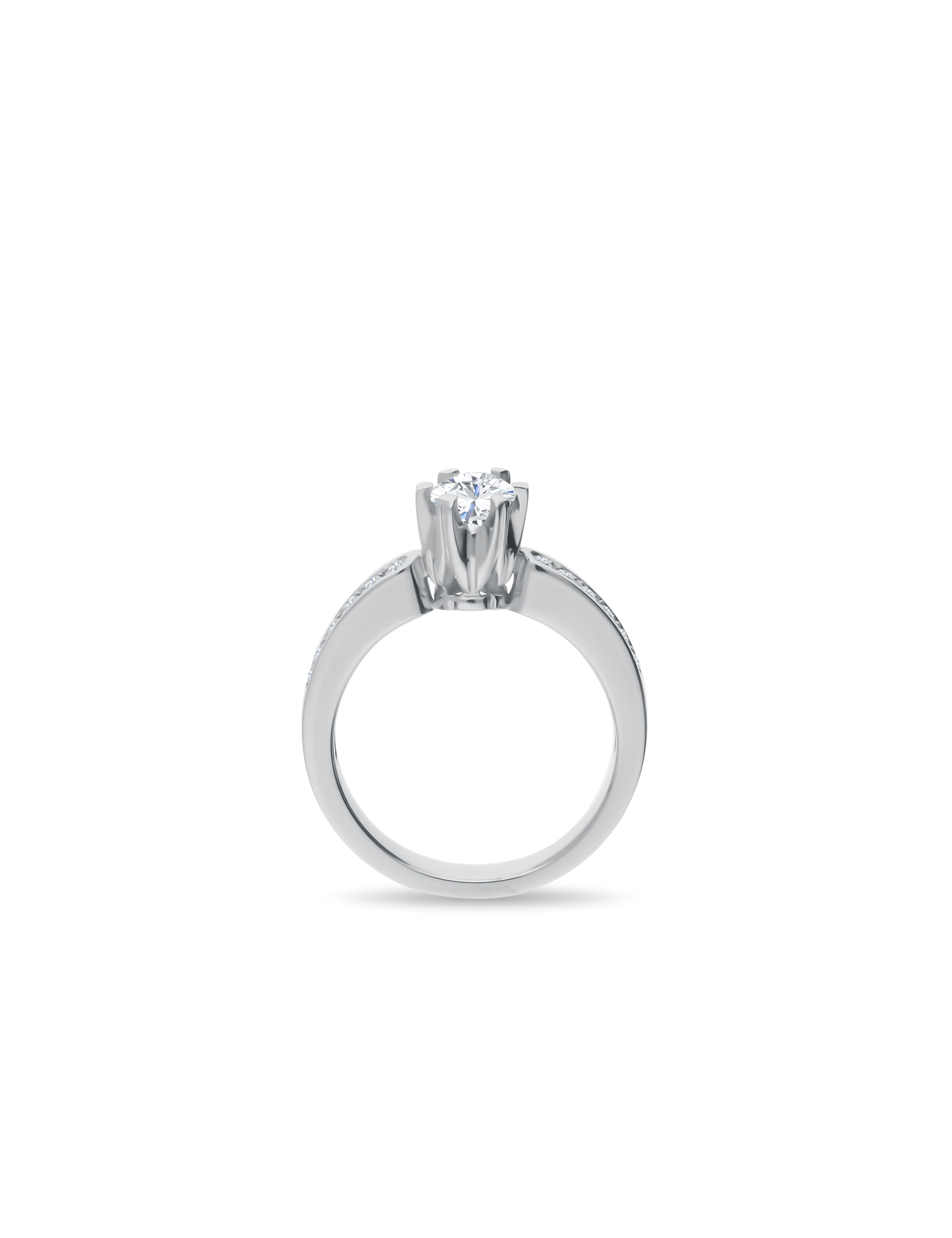 Premium Ring 585 Weissgold mit Diamant 0.74 Karat_17088_2
