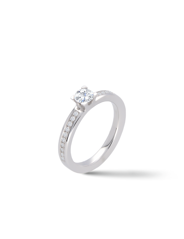 Premium Gold Ring mit Diamanten 0.60 Karat