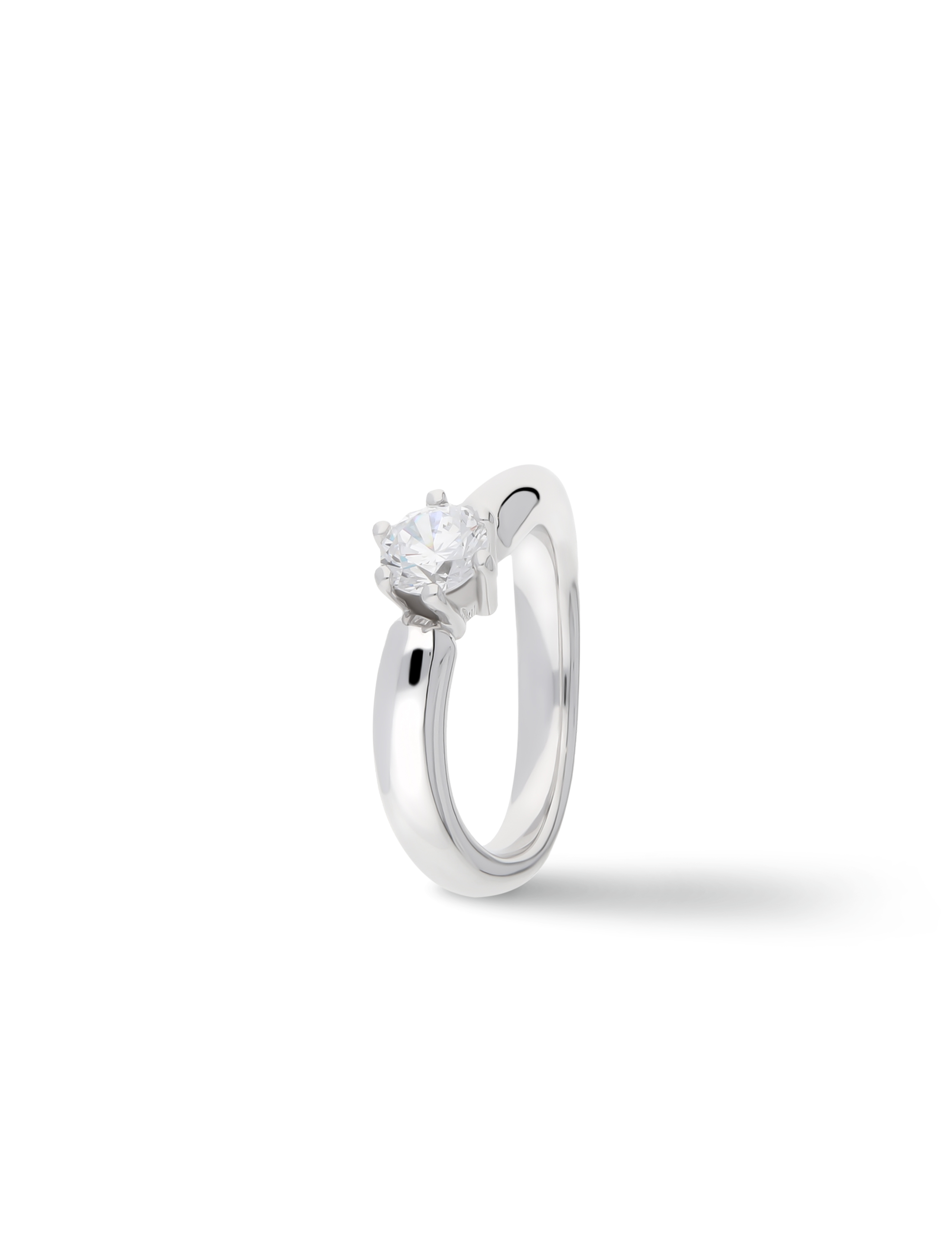 Premium Ring, Weißgold mit Diamant 1,00 Karat