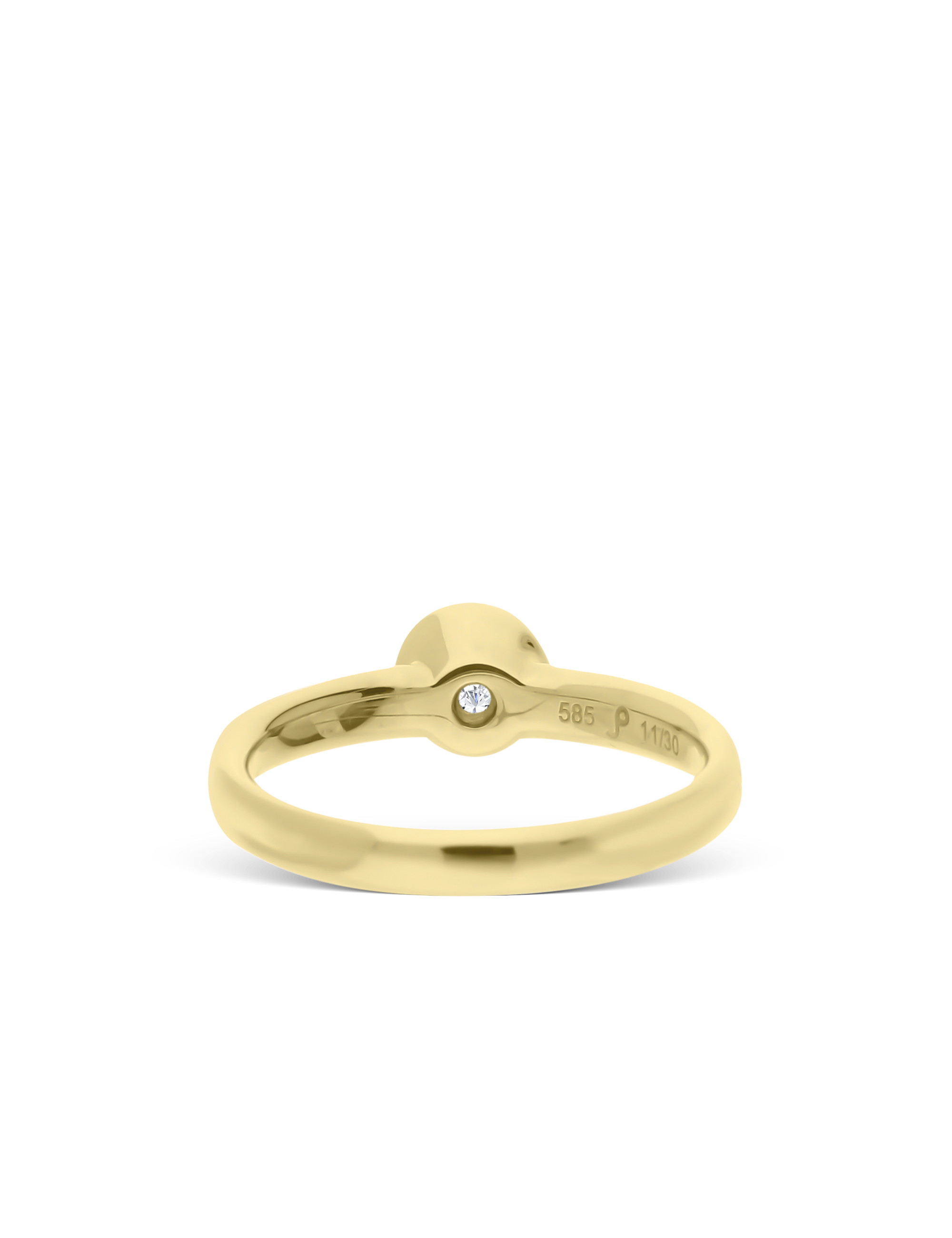 Premium Solitaer Ring Gelbgold mit Diamant 0.50 Karat_15556_3