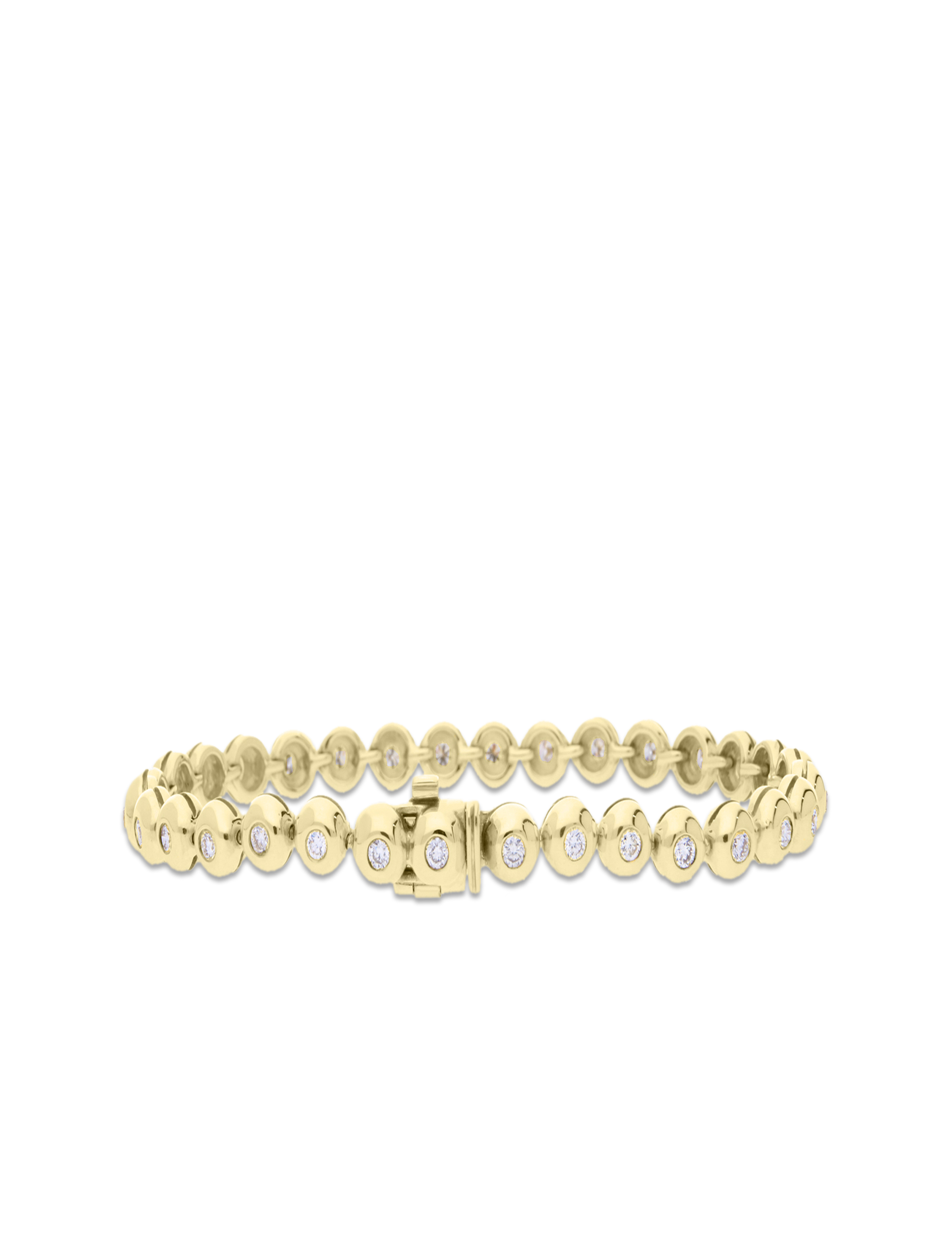 Premium Tennisarmband Gelbgold mit Diamanten 1.60 Karat_56233_1
