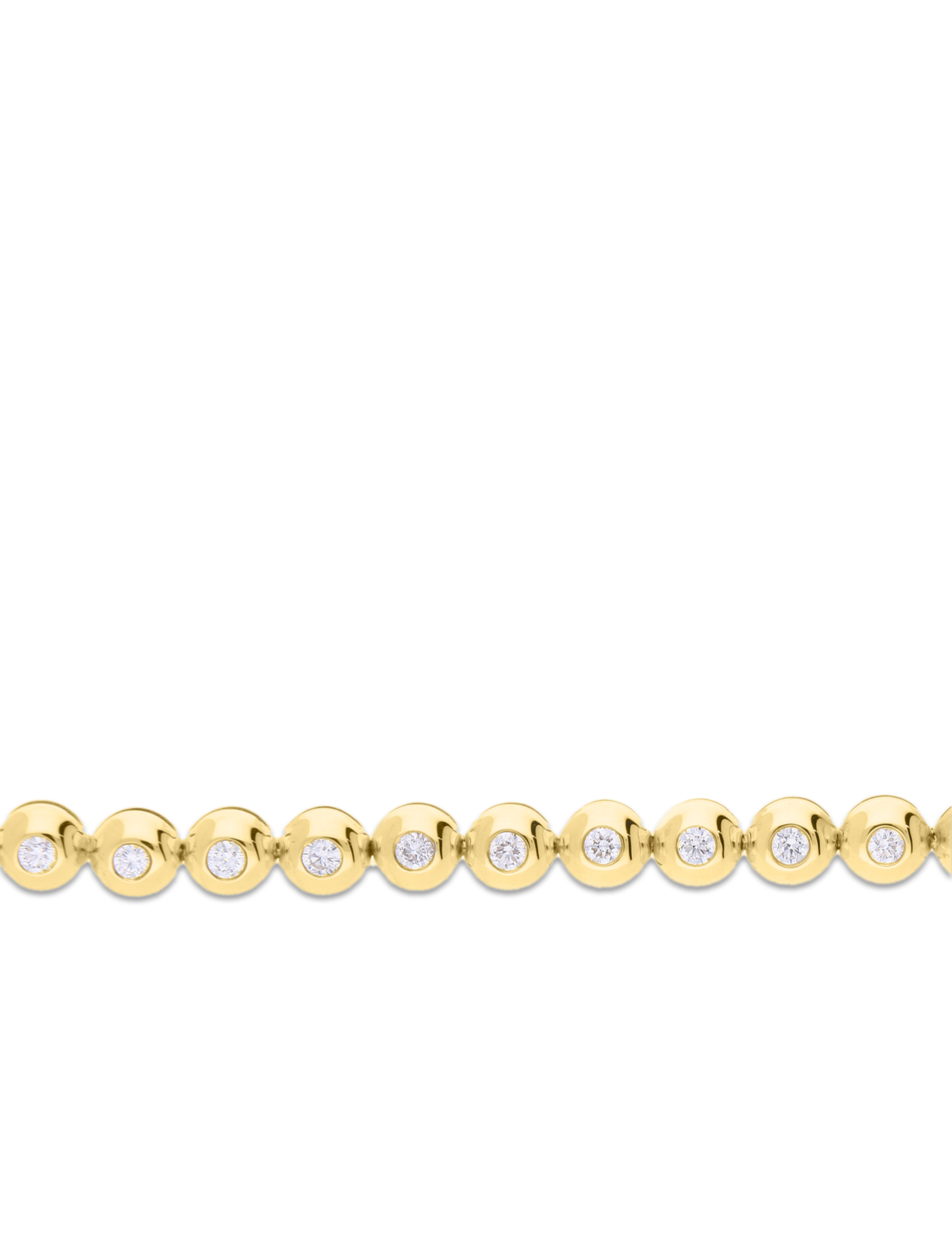 Premium Tennisarmband Gelbgold mit Diamanten 1.60 Karat_56233_3
