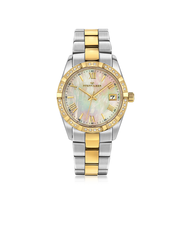 Premium Armbanduhr mit Diamanten 0.30 Karat
