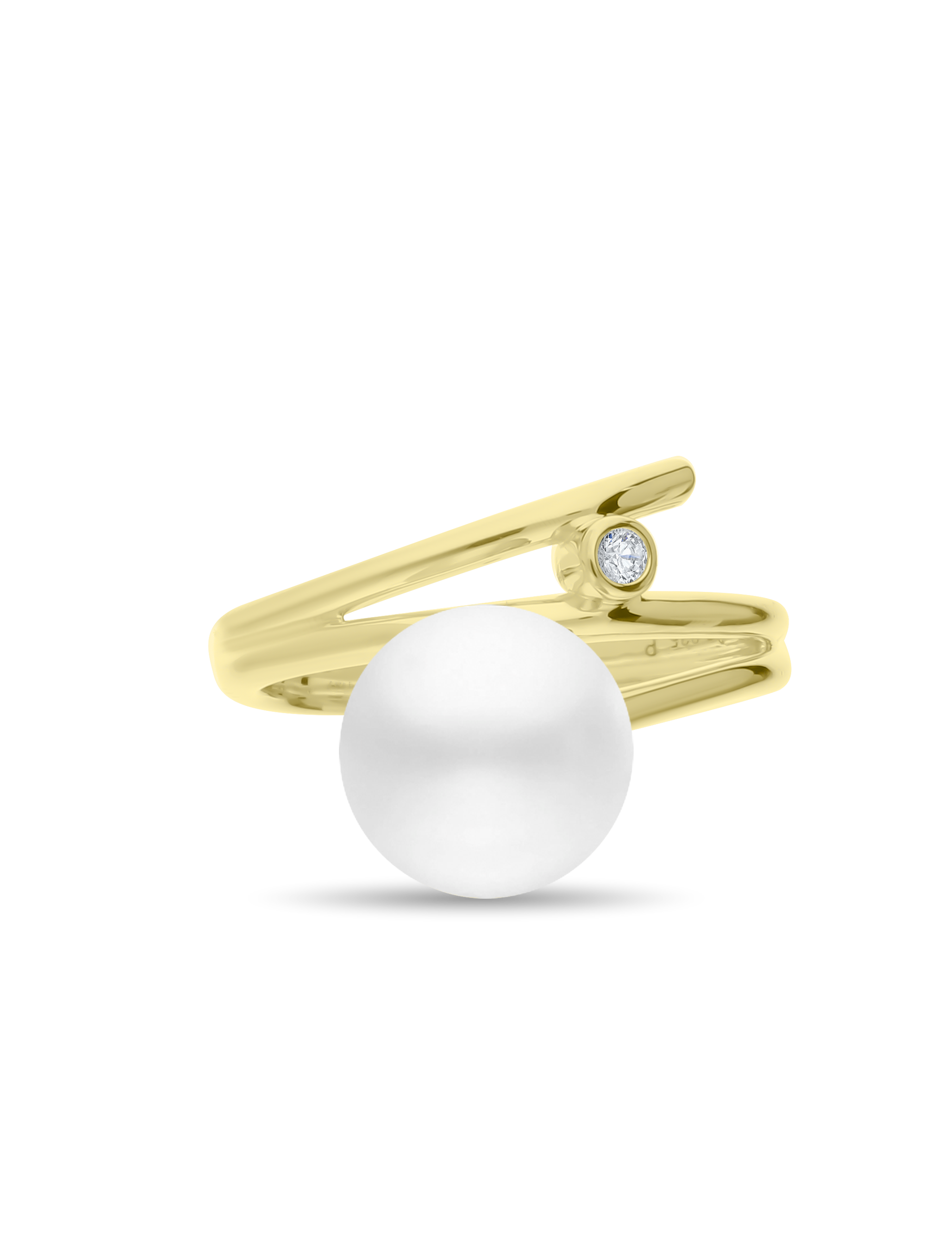 Ring 925 Silber goldplattiert mit Perle_13469_3