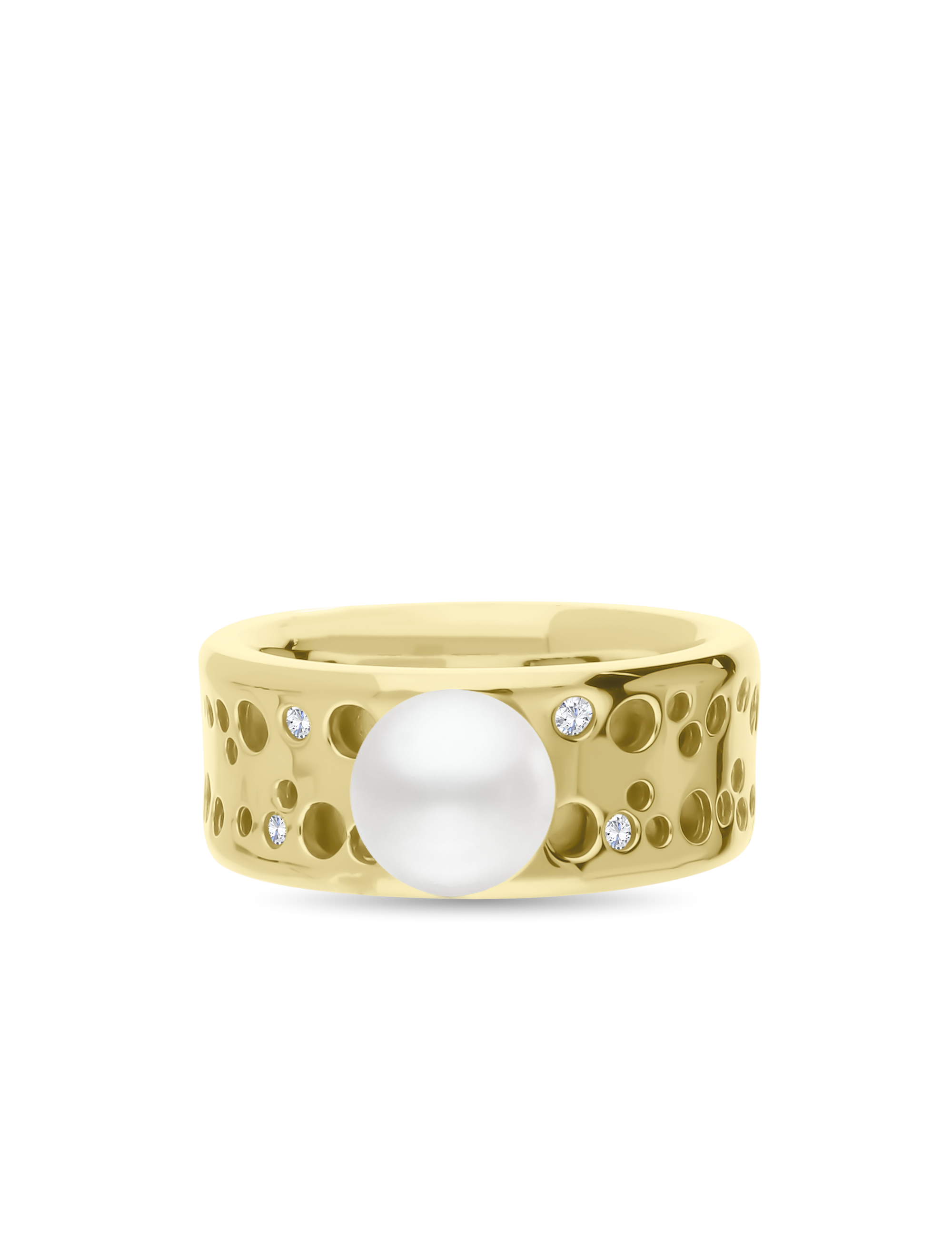 Ring 925 Silber goldplattiert mit Perle_15021G_3