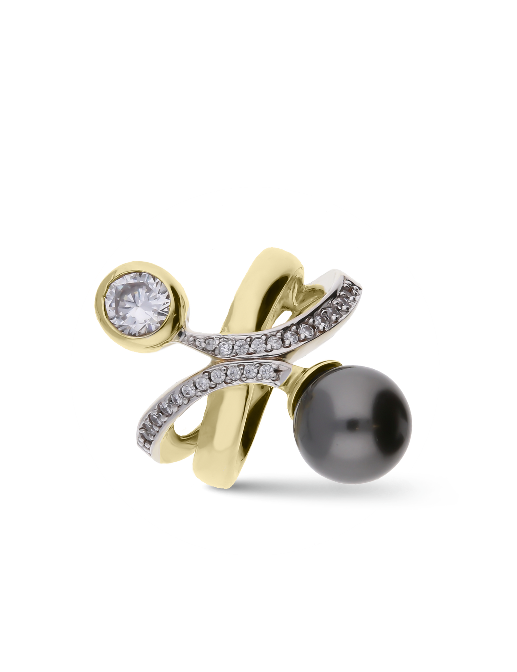 Ring 925 Silber goldplattiert mit Perle_16007_2