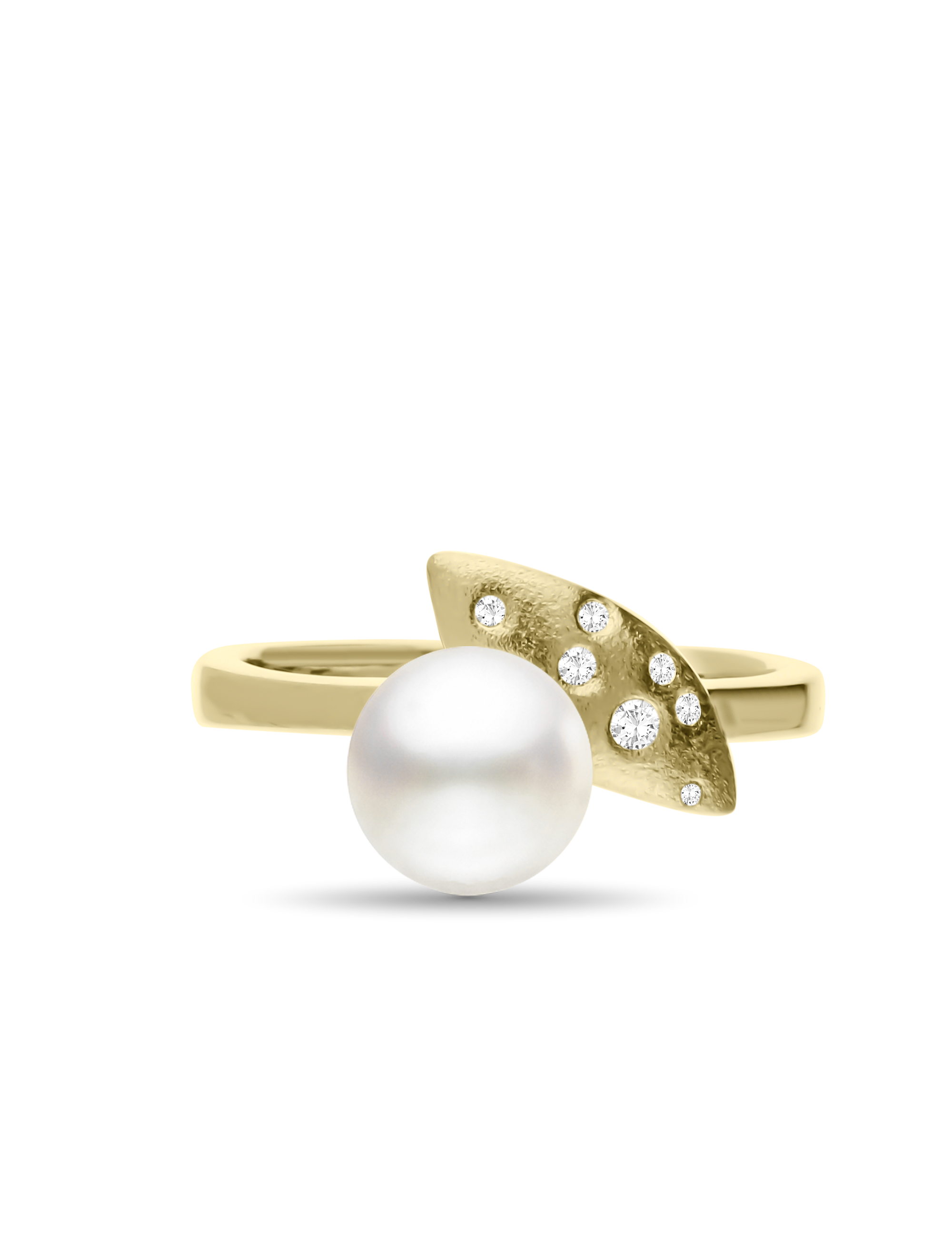 Ring 925 Silber goldplattiert mit Perle_16066_3