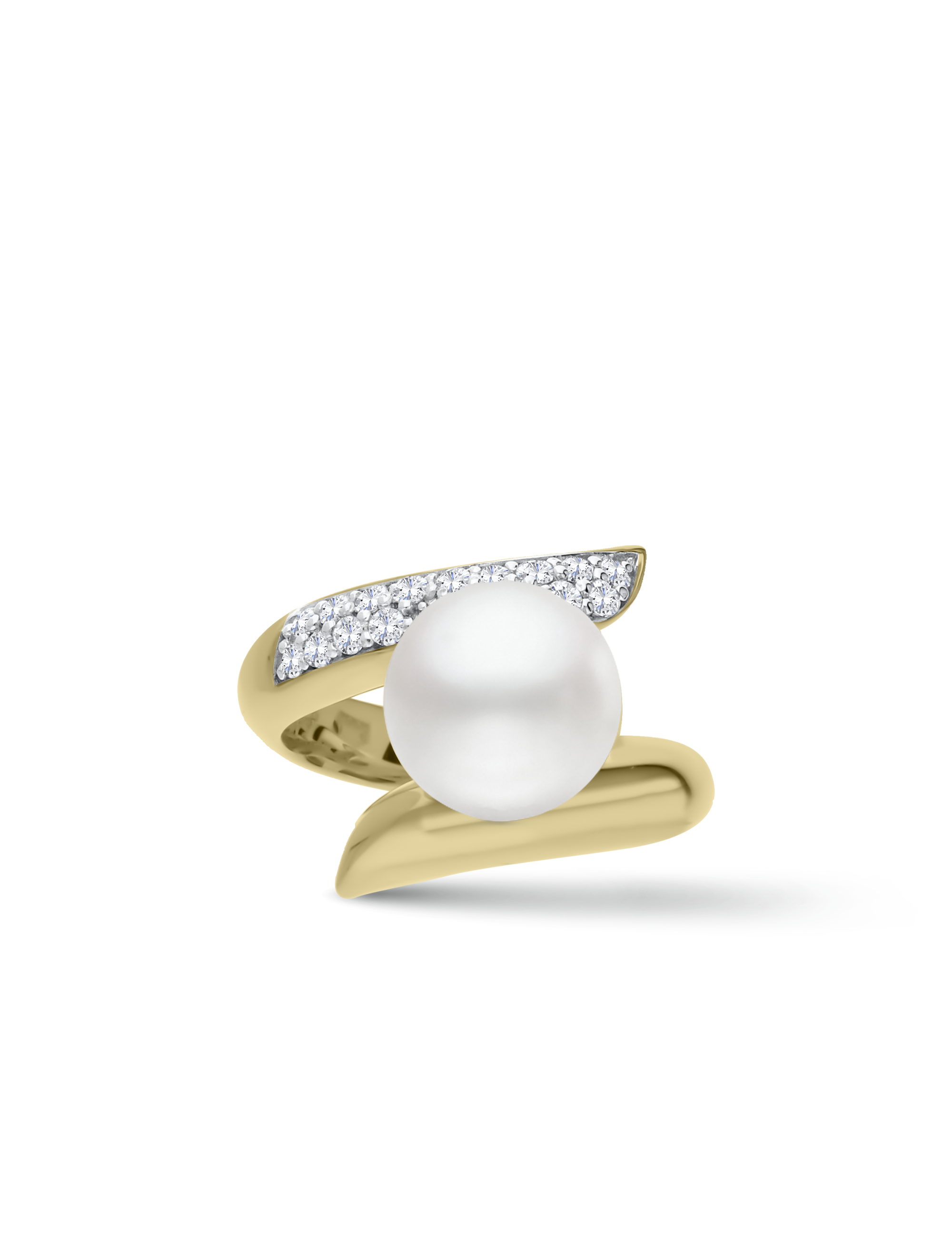 Ring 925 Silber goldplattiert mit Perle 10mm_15554_2