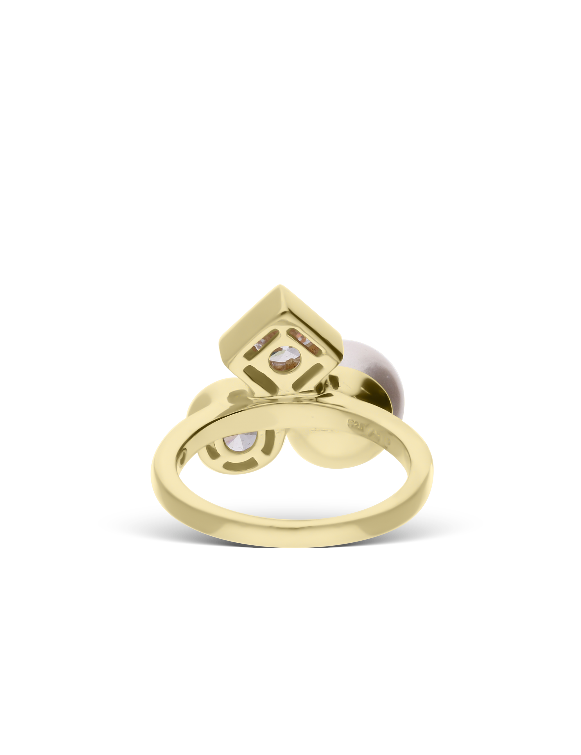 Ring 925 Silber goldplattiert mit Perle 10mm_16528_2