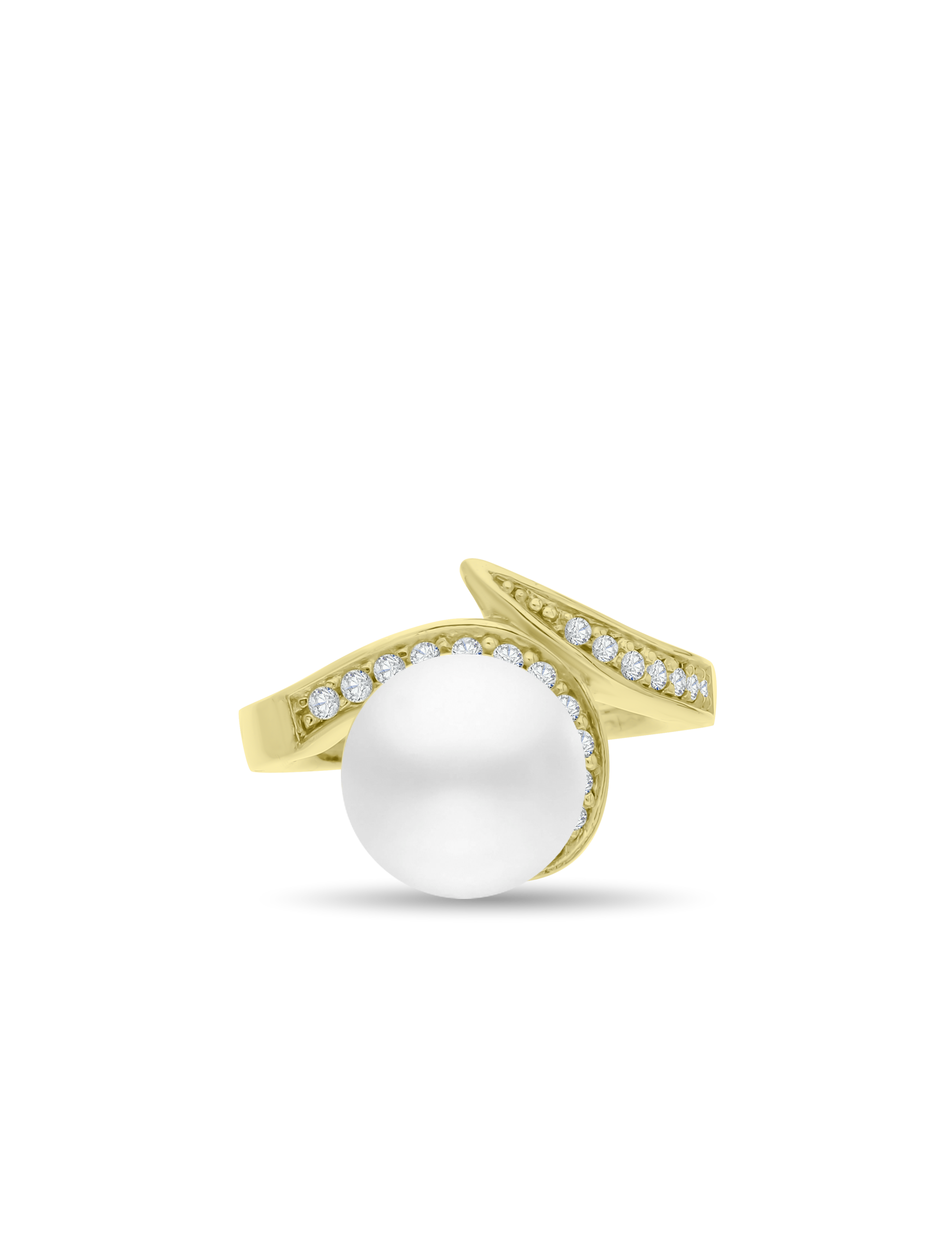Ring 925 Silber goldplattiert mit Perle 12mm_16938_2