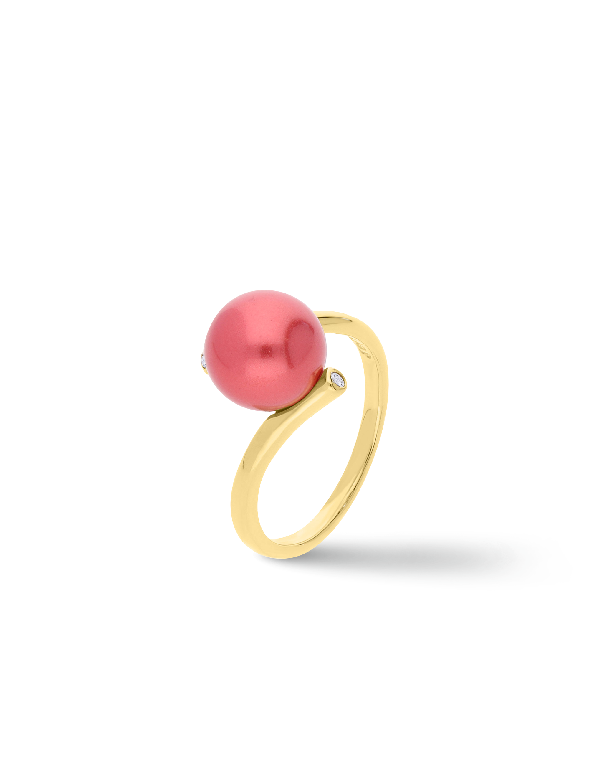 #Muschelkernperle_rot