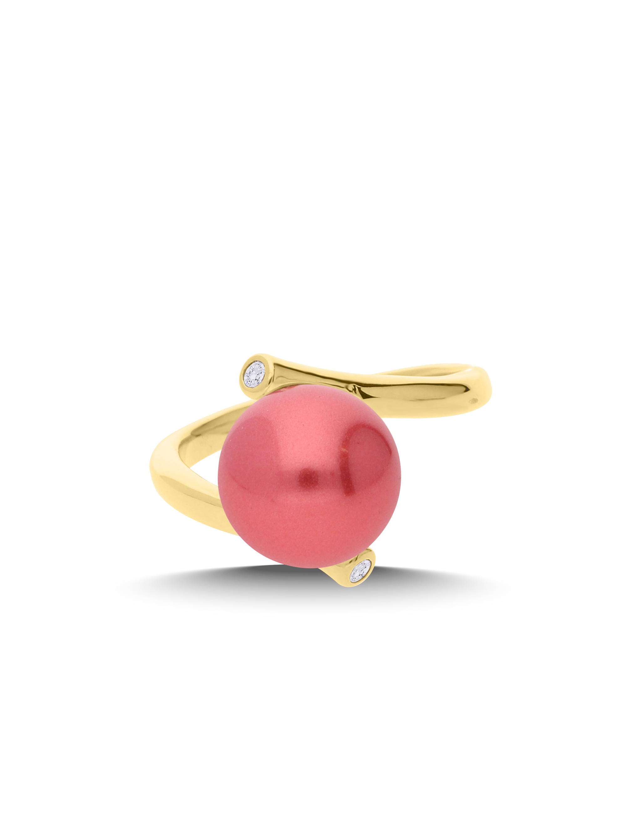 #Muschelkernperle_rot