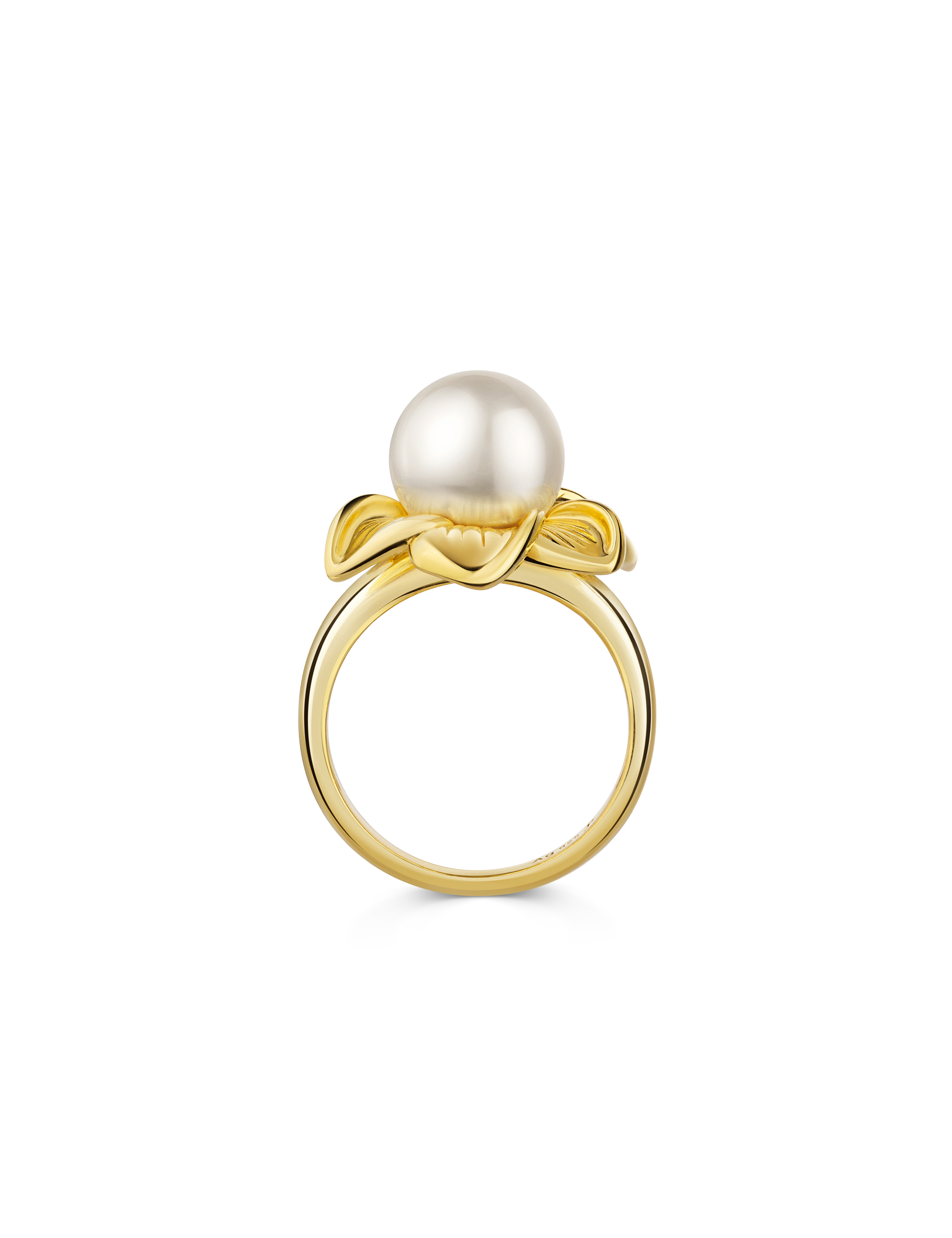 Ring 925 Silber goldplattiert mit Perle weiss 17630_2