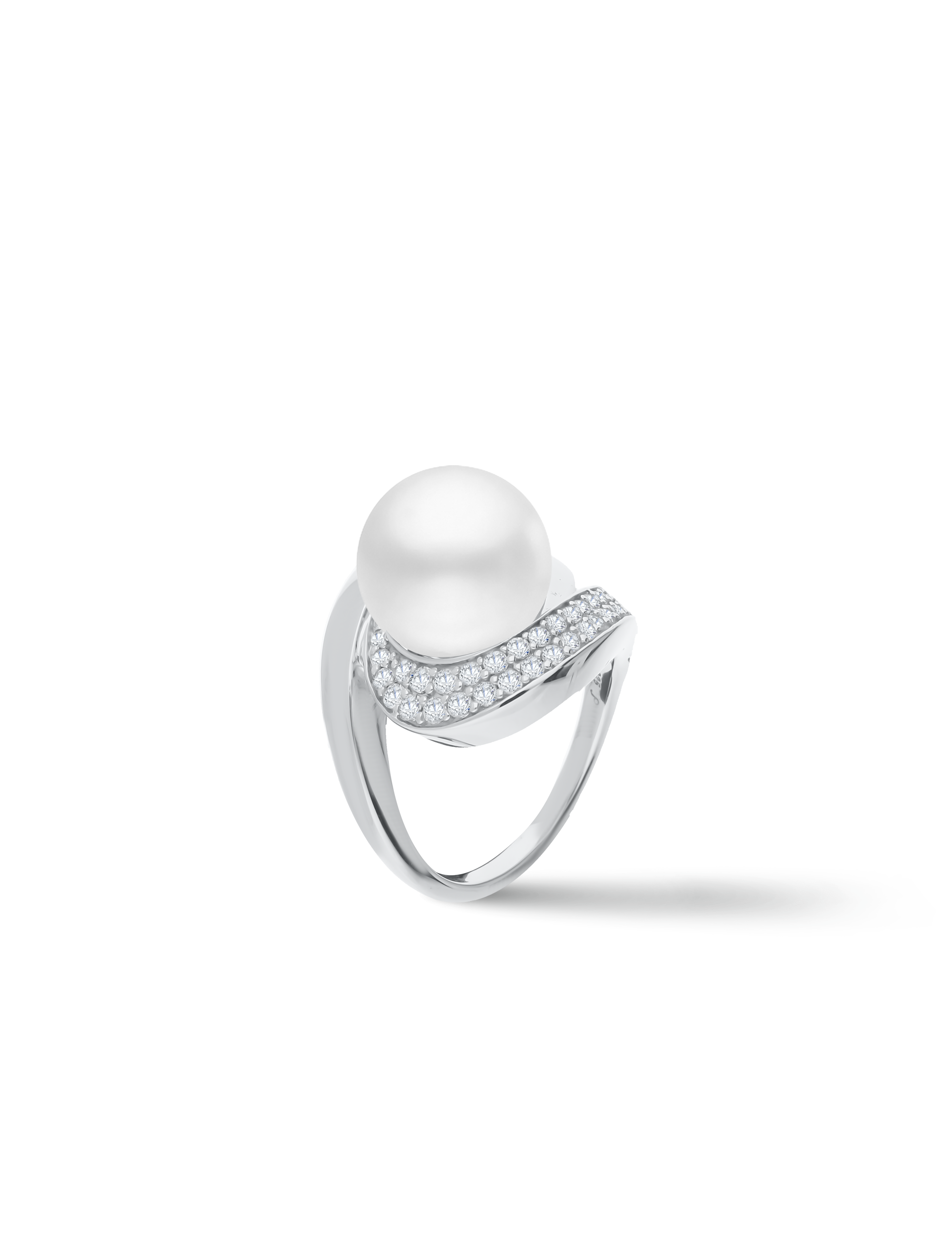 Ring, 925/- Silber mit Perle 12mm