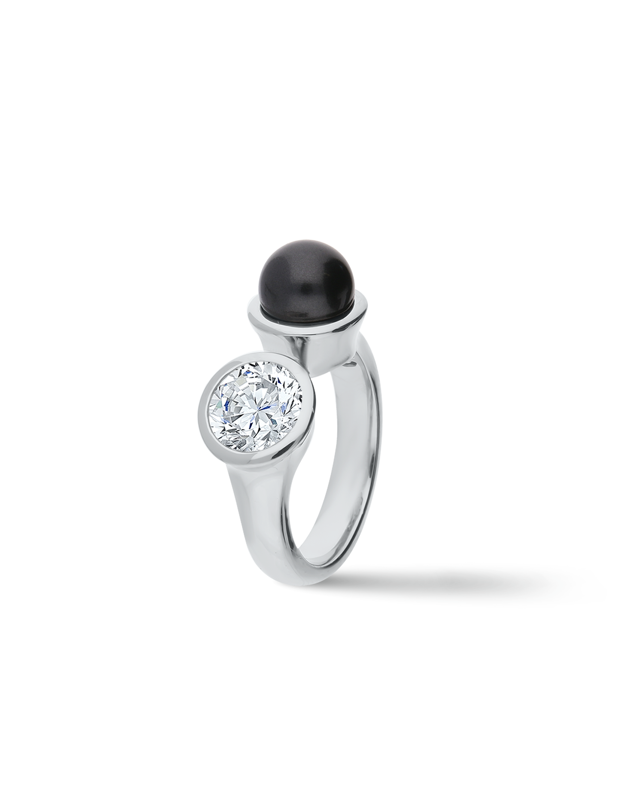 Ring, 925/- Silber mit Perle