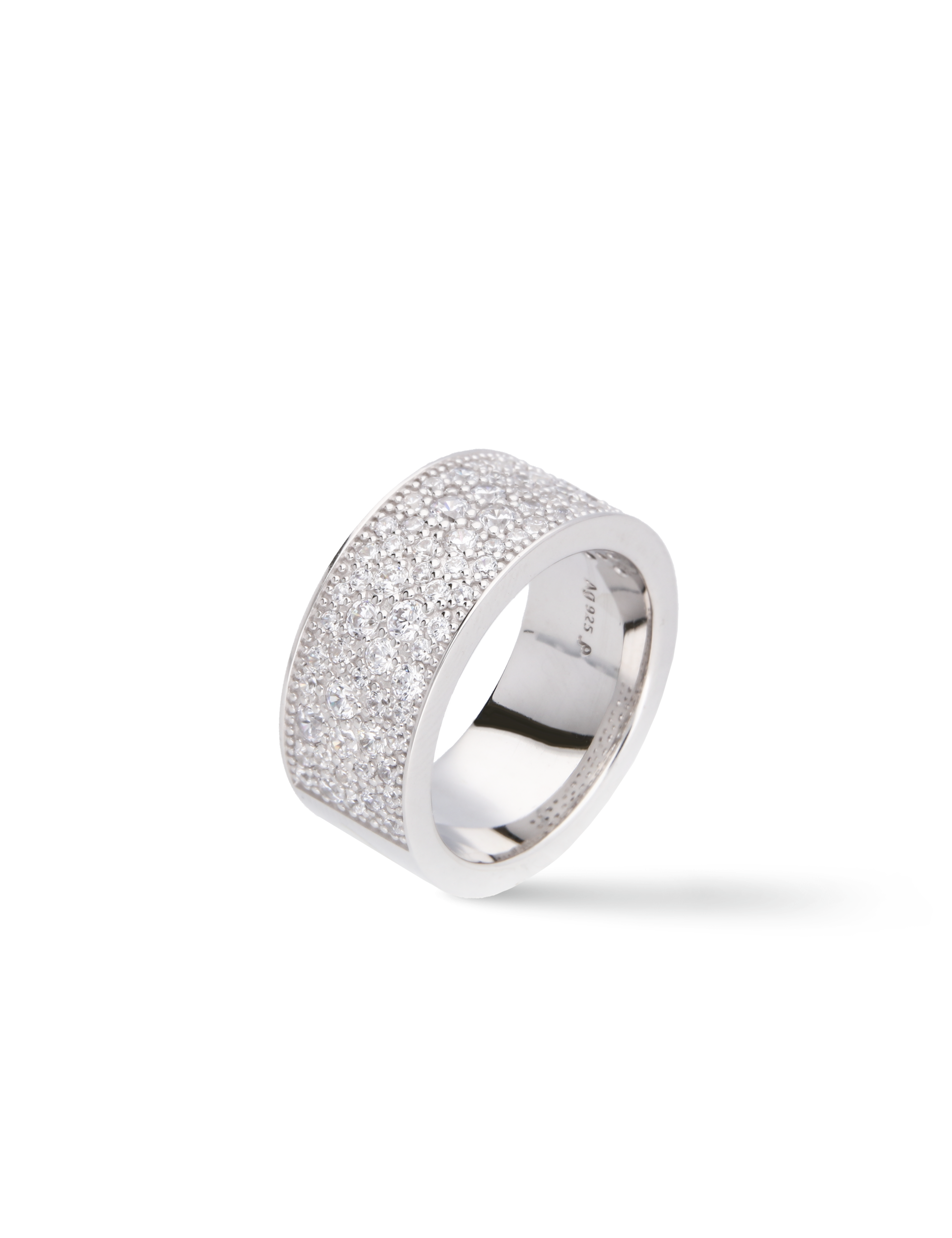 Ring, 925/- Silber mit Zirkonia