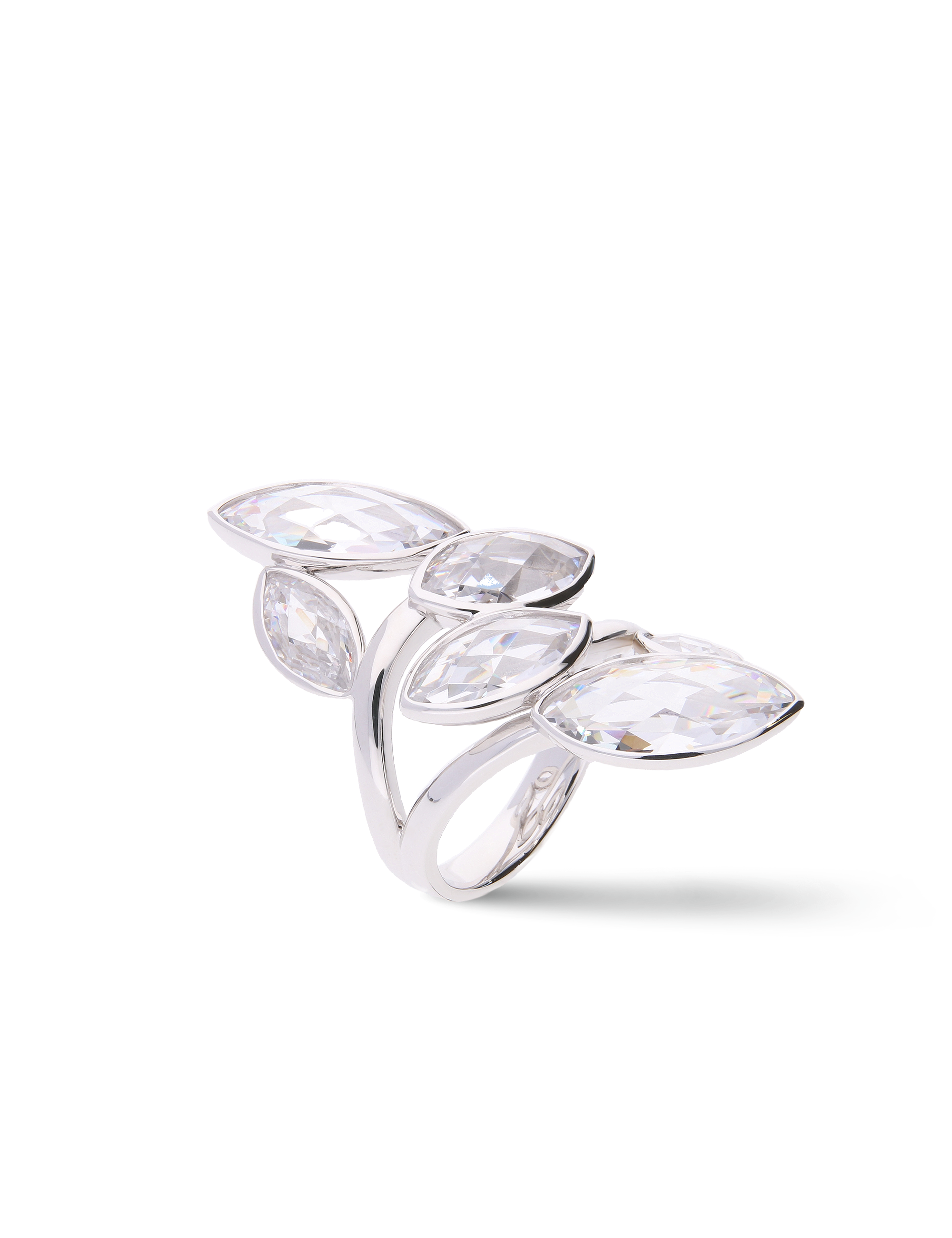 Ring, 925/- Silber mit Zirkonia