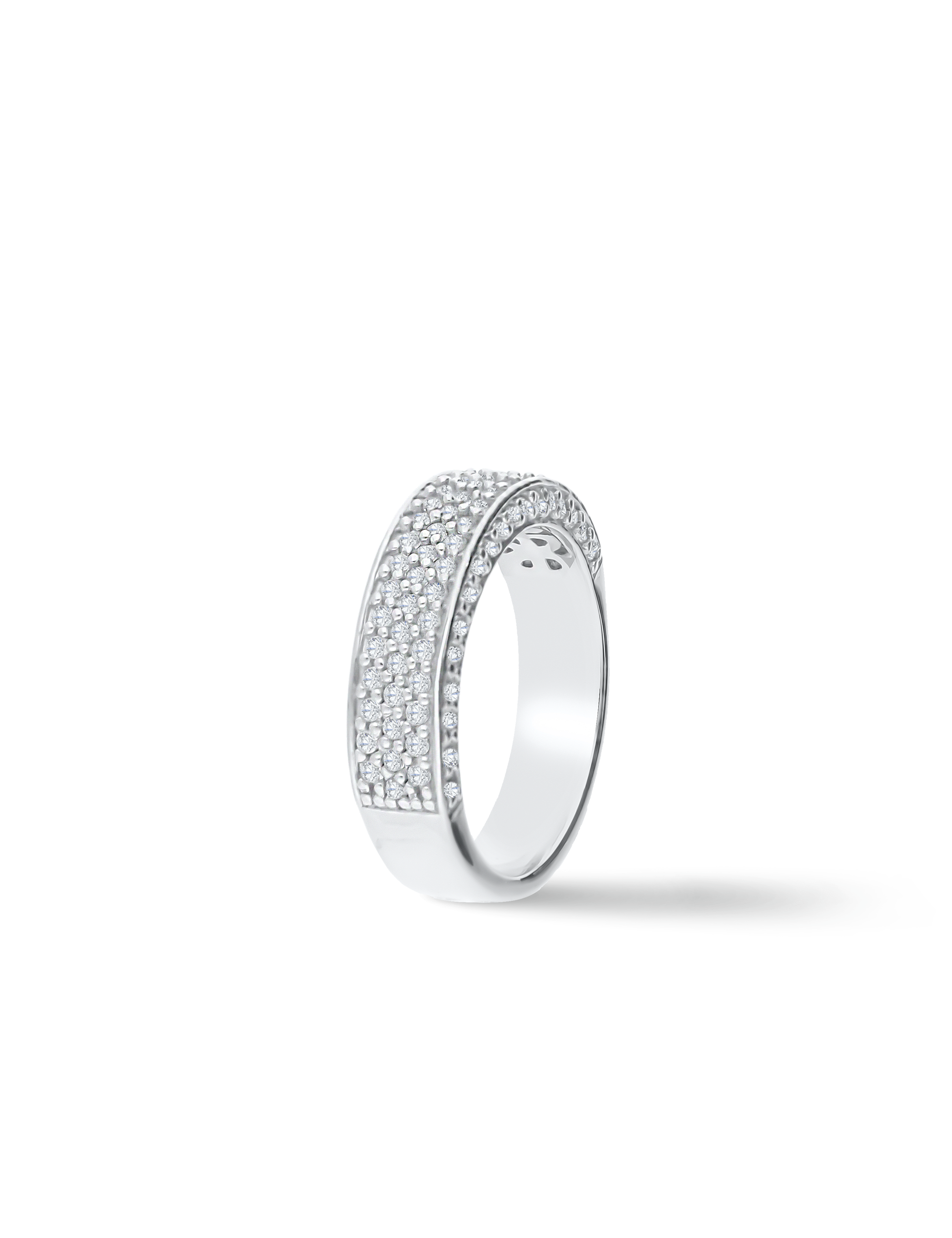 Ring, 925/- Silber mit Zirkonia