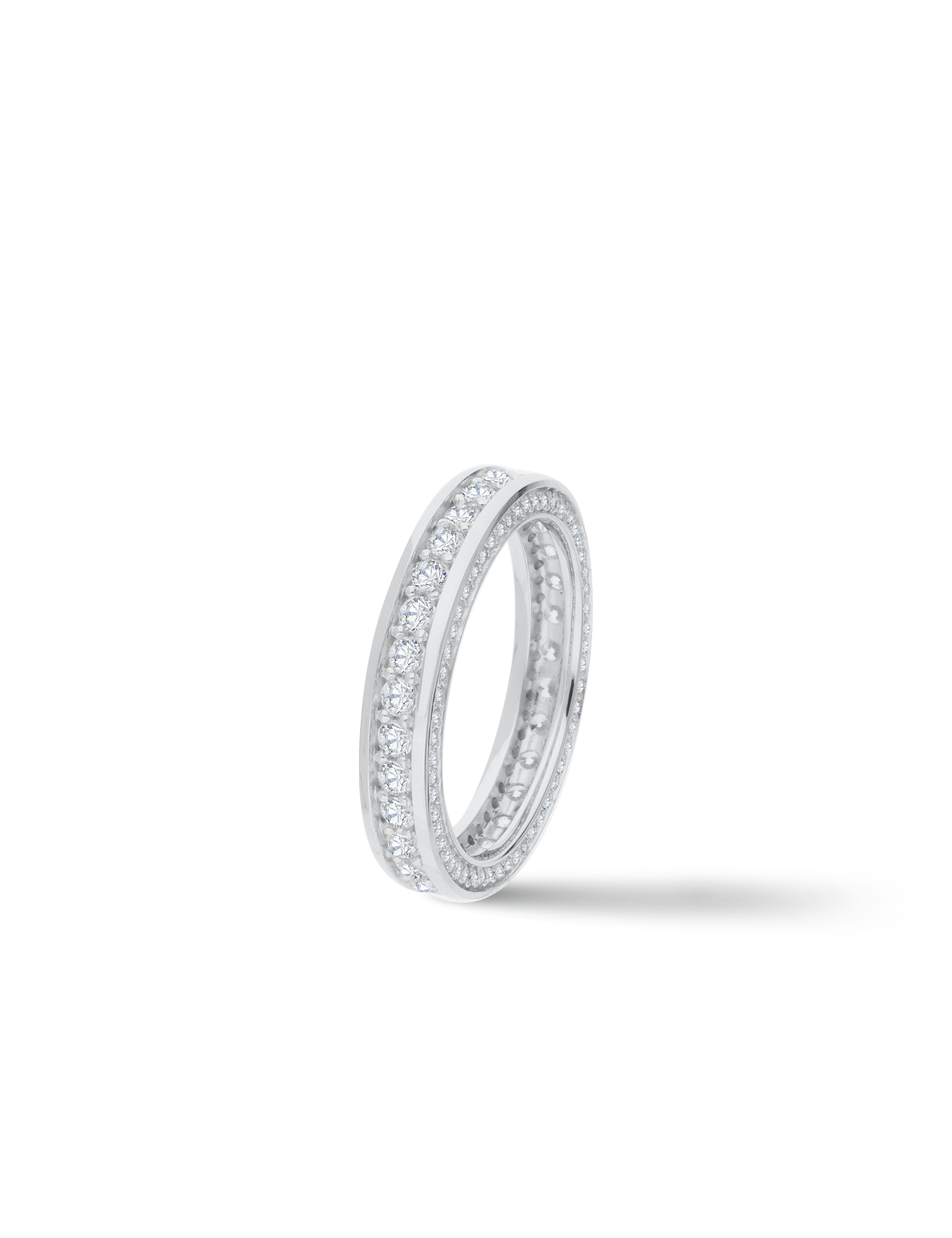 Ring, 925/- Silber mit Zirkonia