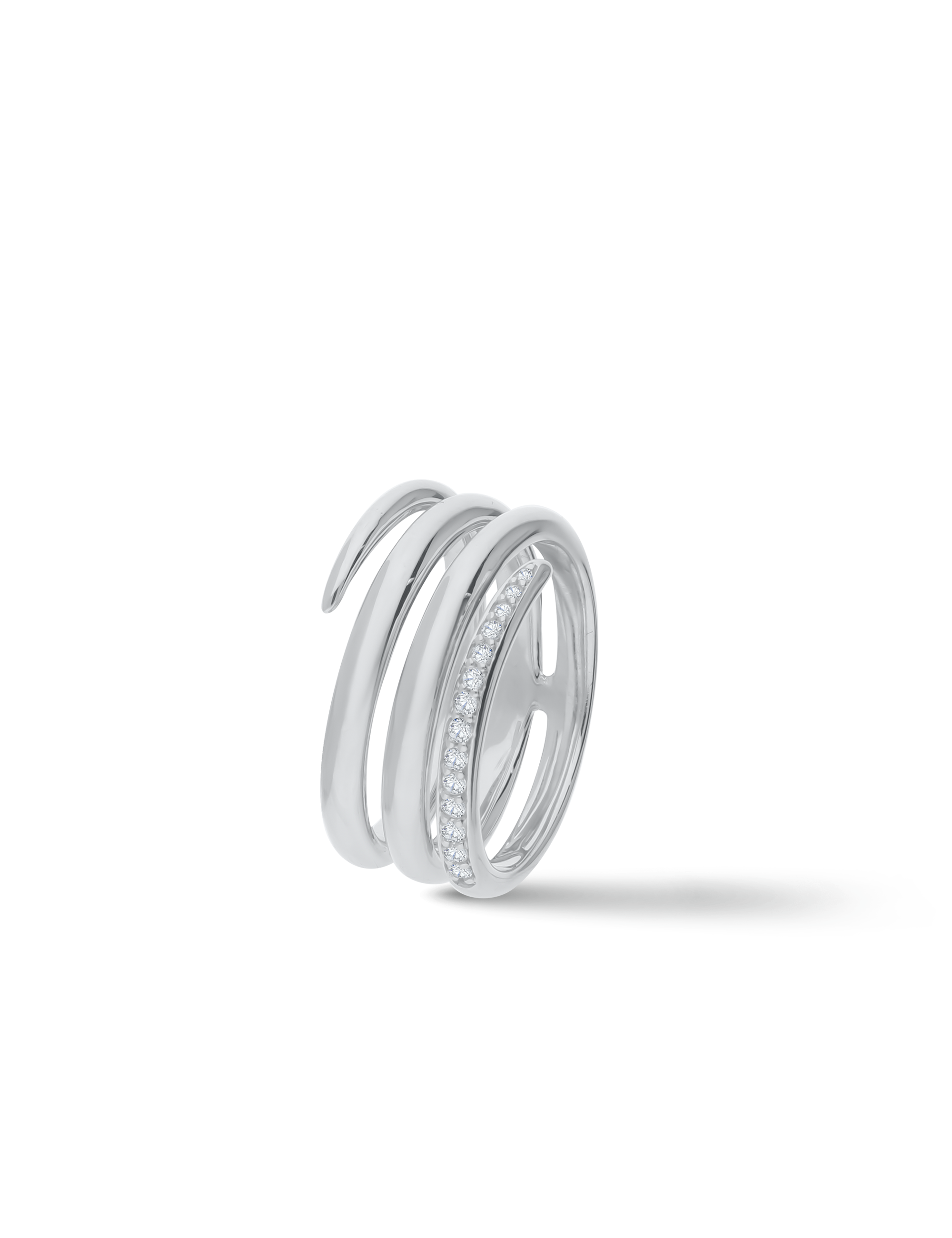 Ring, 925/- Silber mit Zirkonia