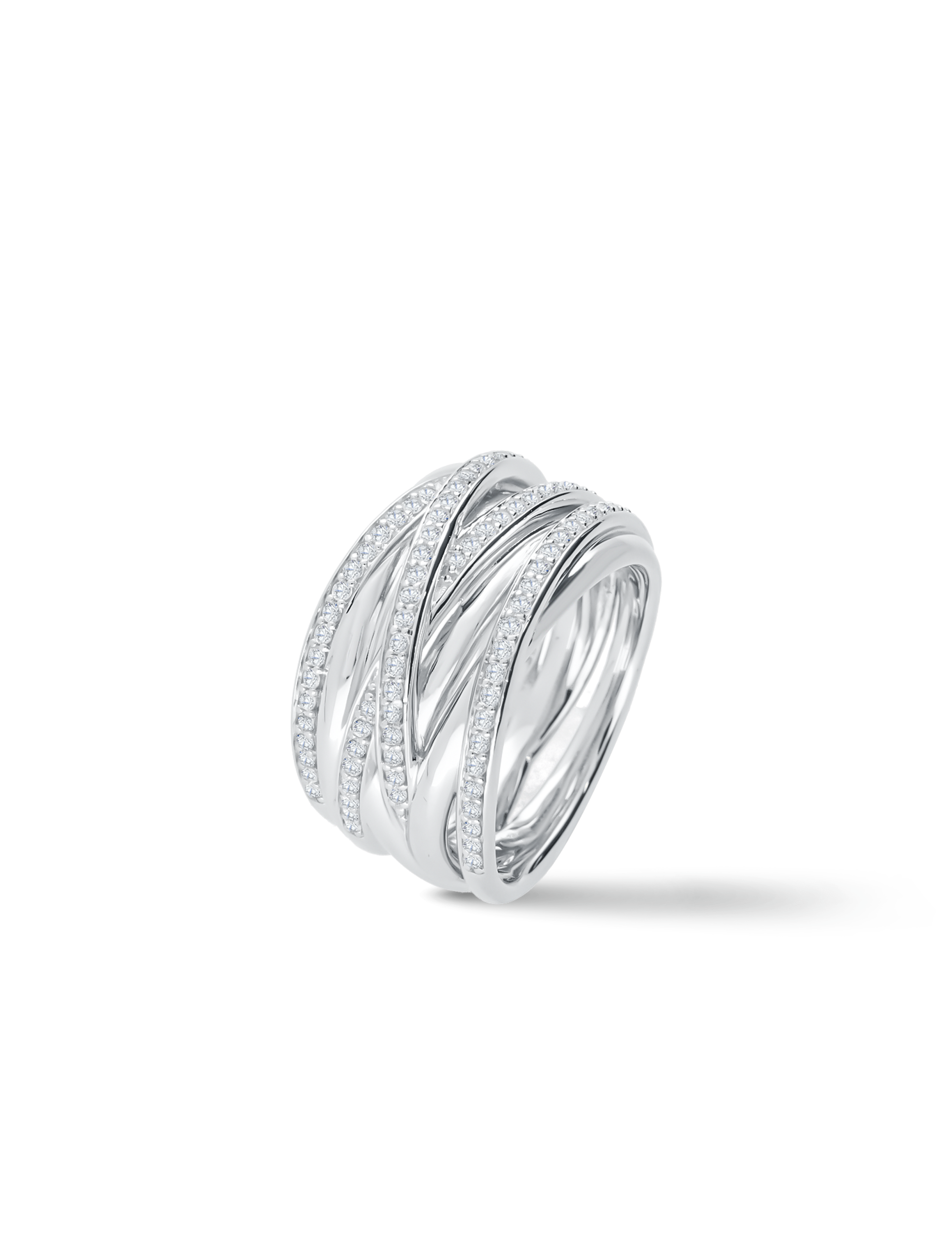 Ring, 925/- Silber mit Zirkonia