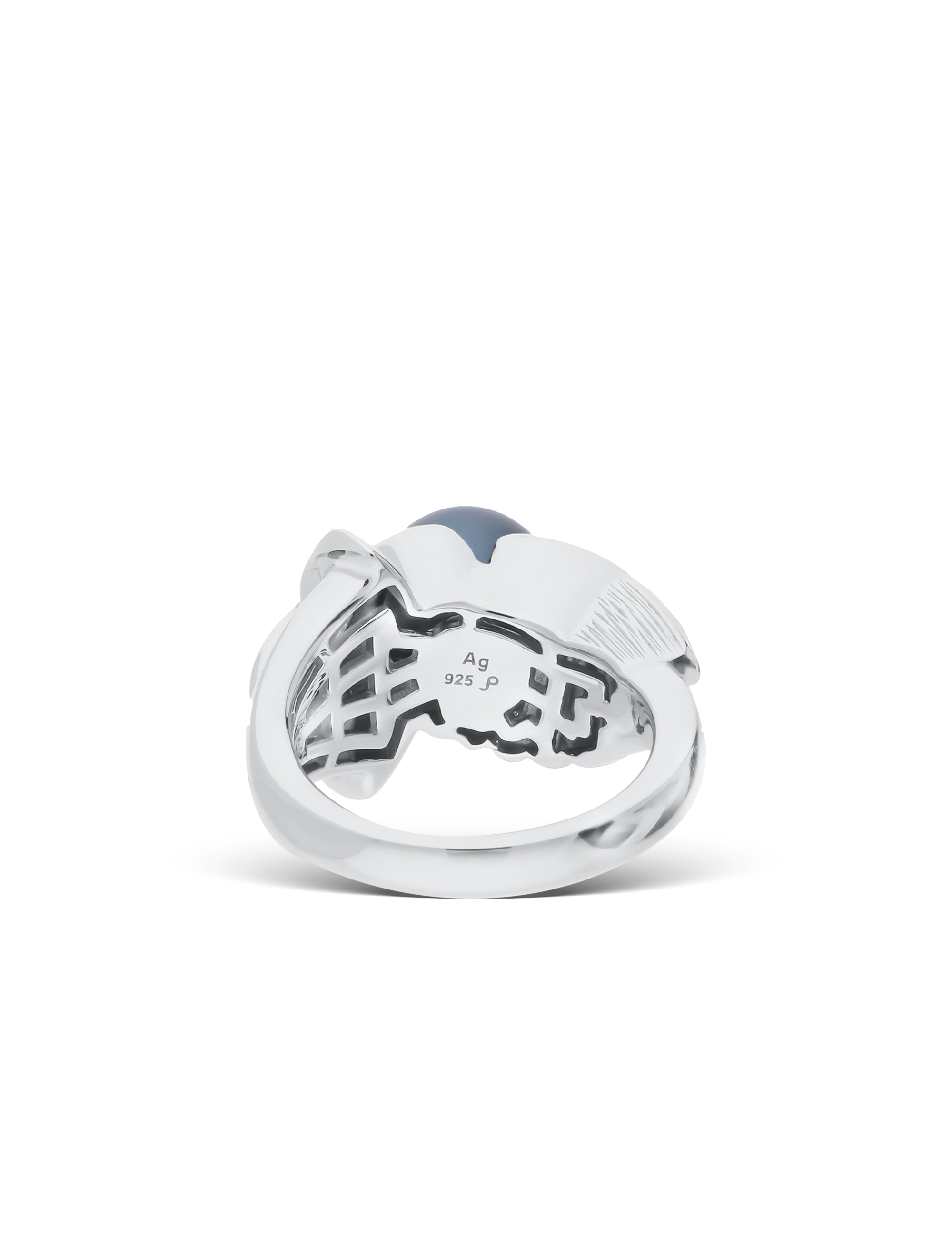 Ring 925 Silber rhodiniert mit Perle 9mm 91402_3