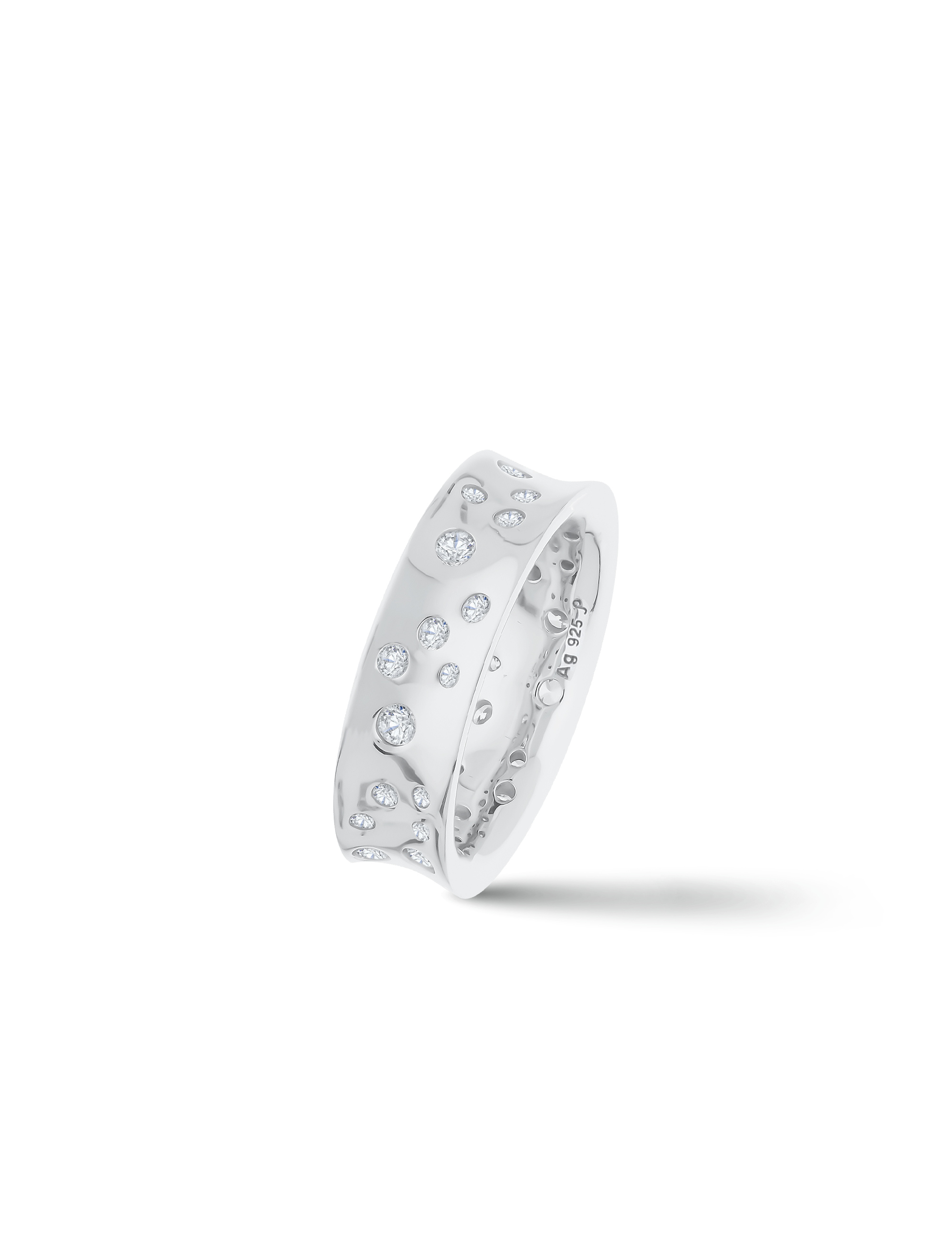 Ring 925 Silber rhodiniert mit Zirkonia 91444_1