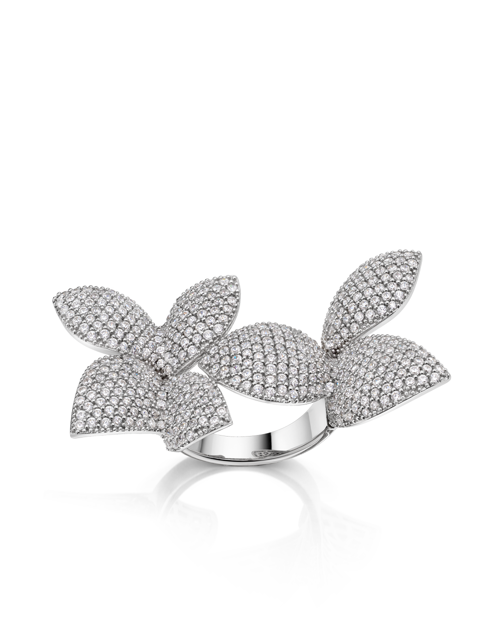 Ring Blueten 925 Silber rhodiniert 17744_2