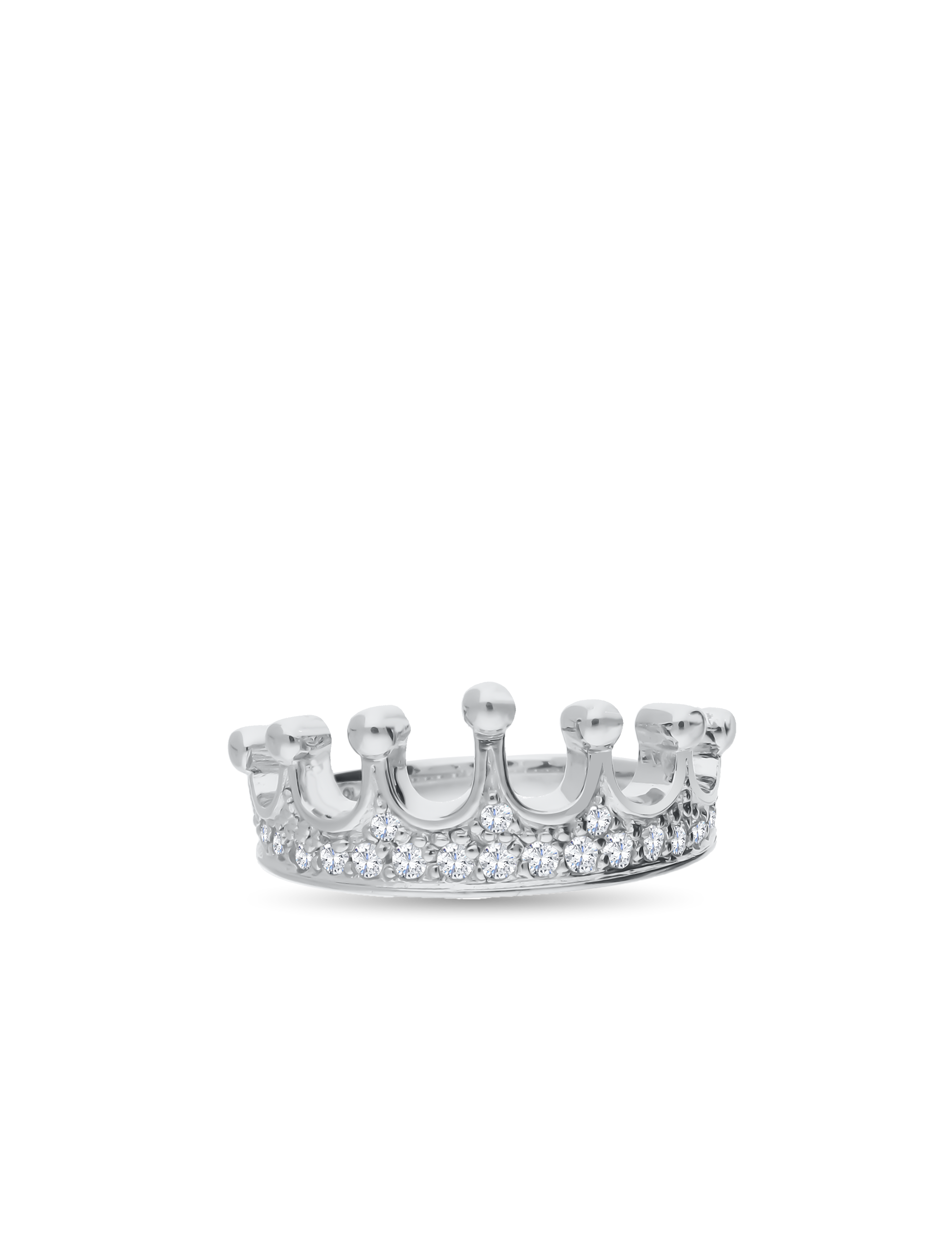 Ring Krone 925 Silber rhodiniert mit Zirkonia_16704_2