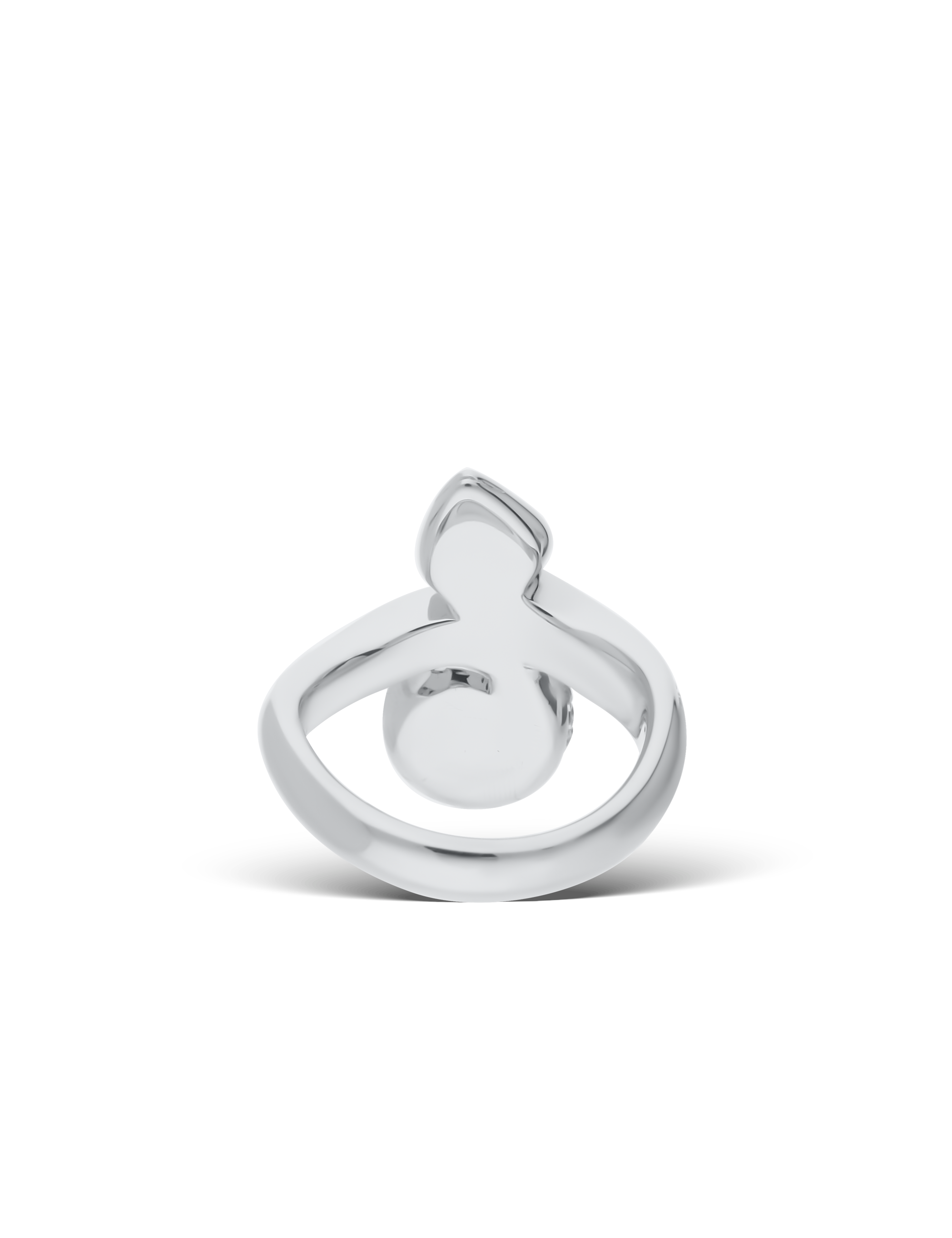 Ring Schlange 925 Silber rhodiniert mit Perle 9mm_16694_4