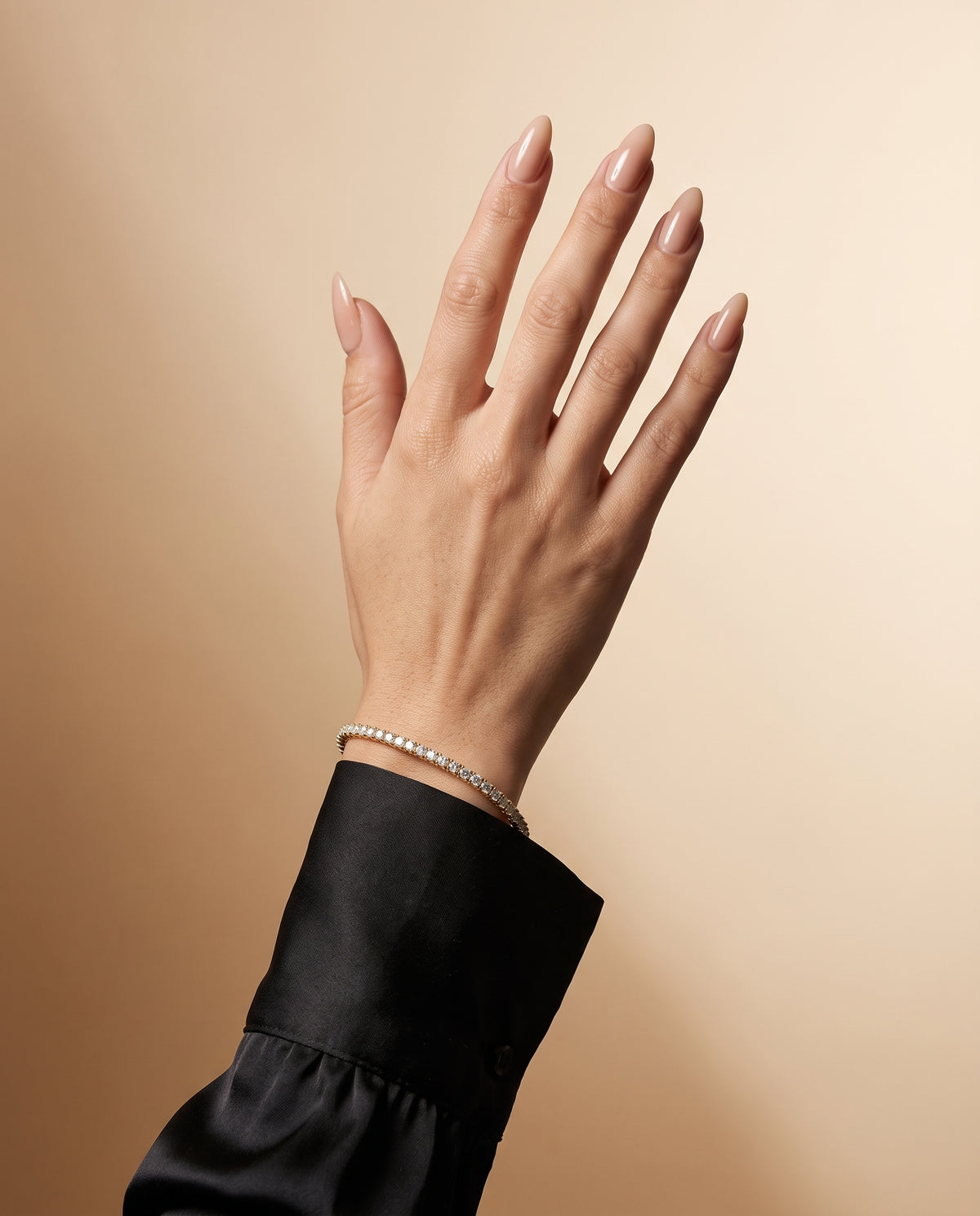 Premium Armreif, 585/- Weißgold mit Diamanten 2,050 Karat